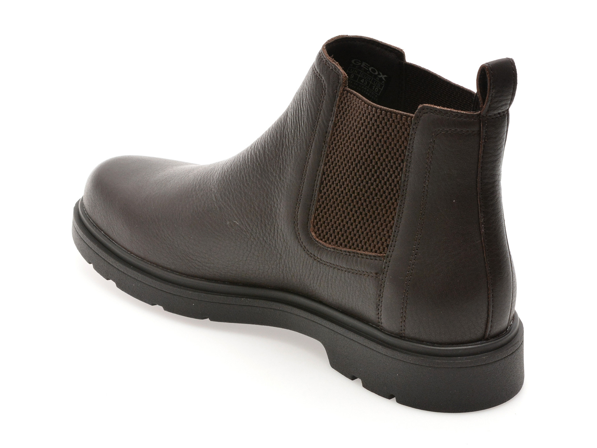 Ghete GEOX maro, U36D1C, din piele naturala