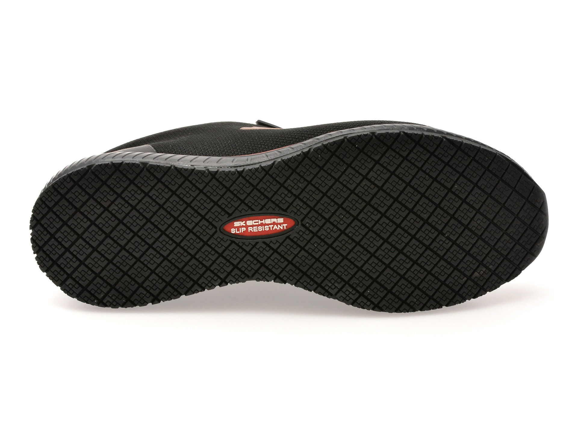 Pantofi sport SKECHERS negri, SQUAD SR, din material textil