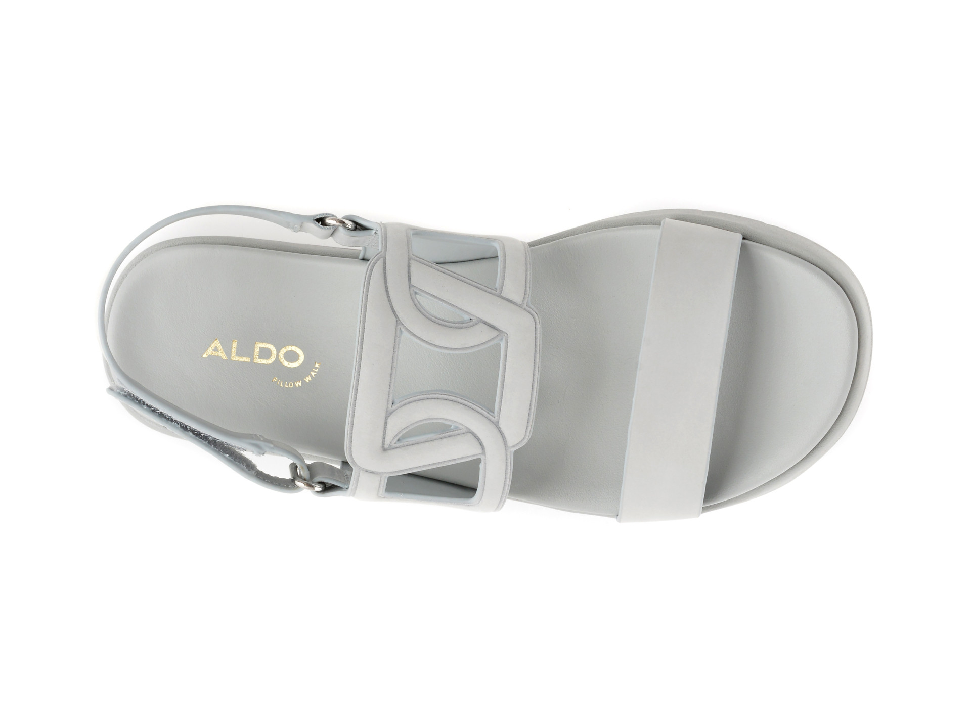 Sandale ALDO bleumarin, ONUVIA 460, din nabuc