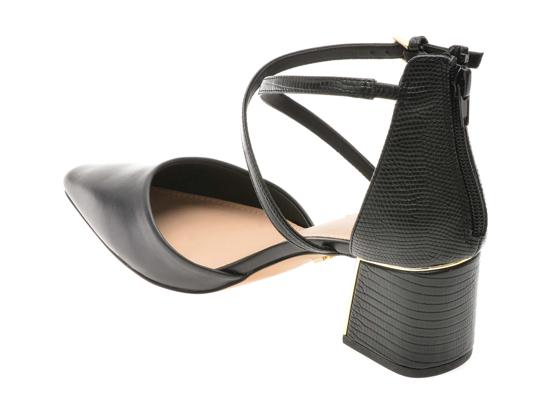 Pantofi eleganti ALDO negri, GRARWEN 001, din piele naturala