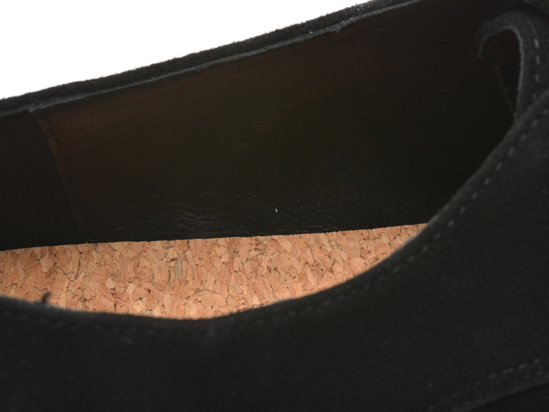 Pantofi EPICA negri, 1313C18, din piele intoarsa