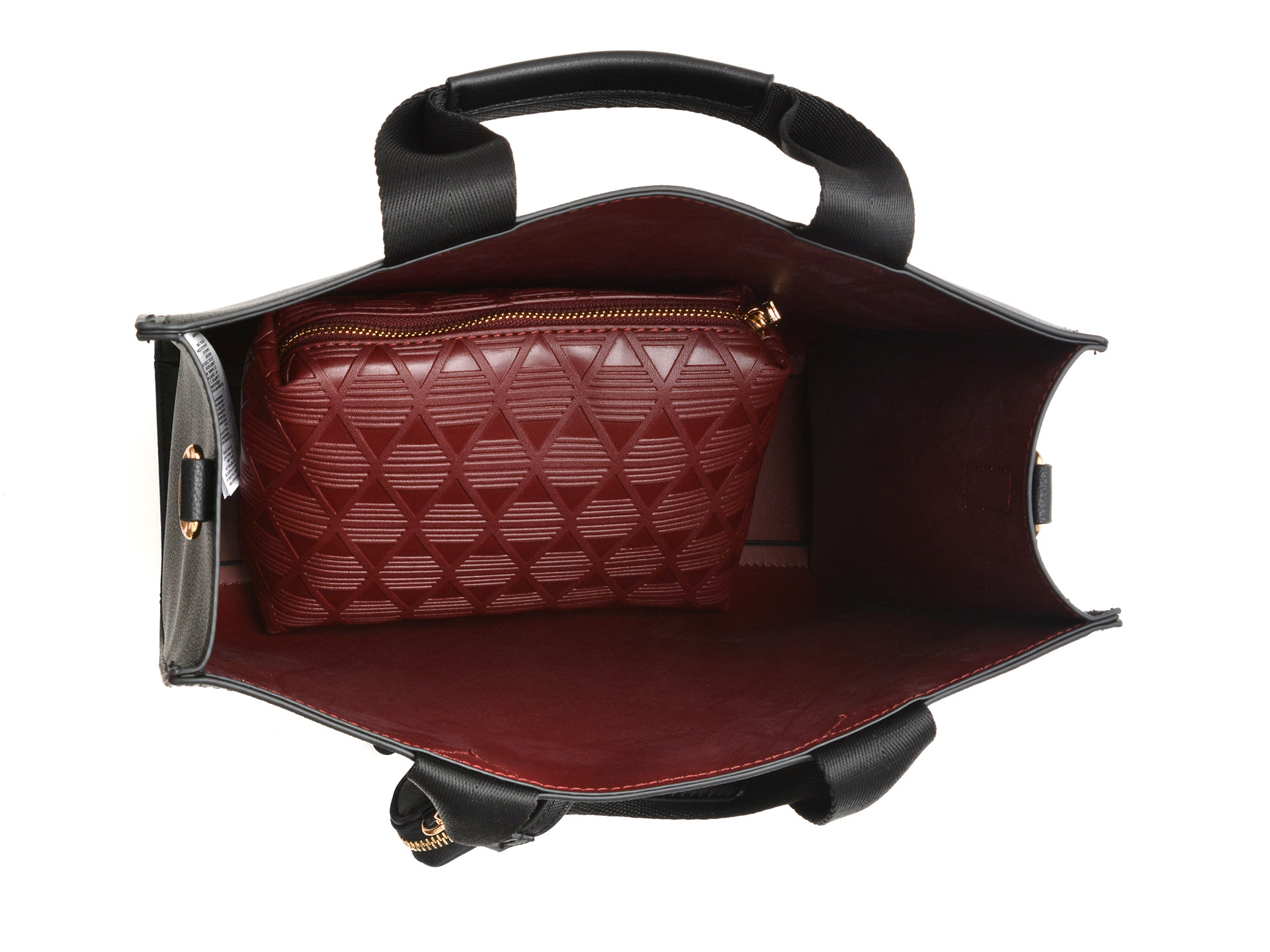 Geanta ALDO neagra, MTL72TOTE 001, din piele ecologica