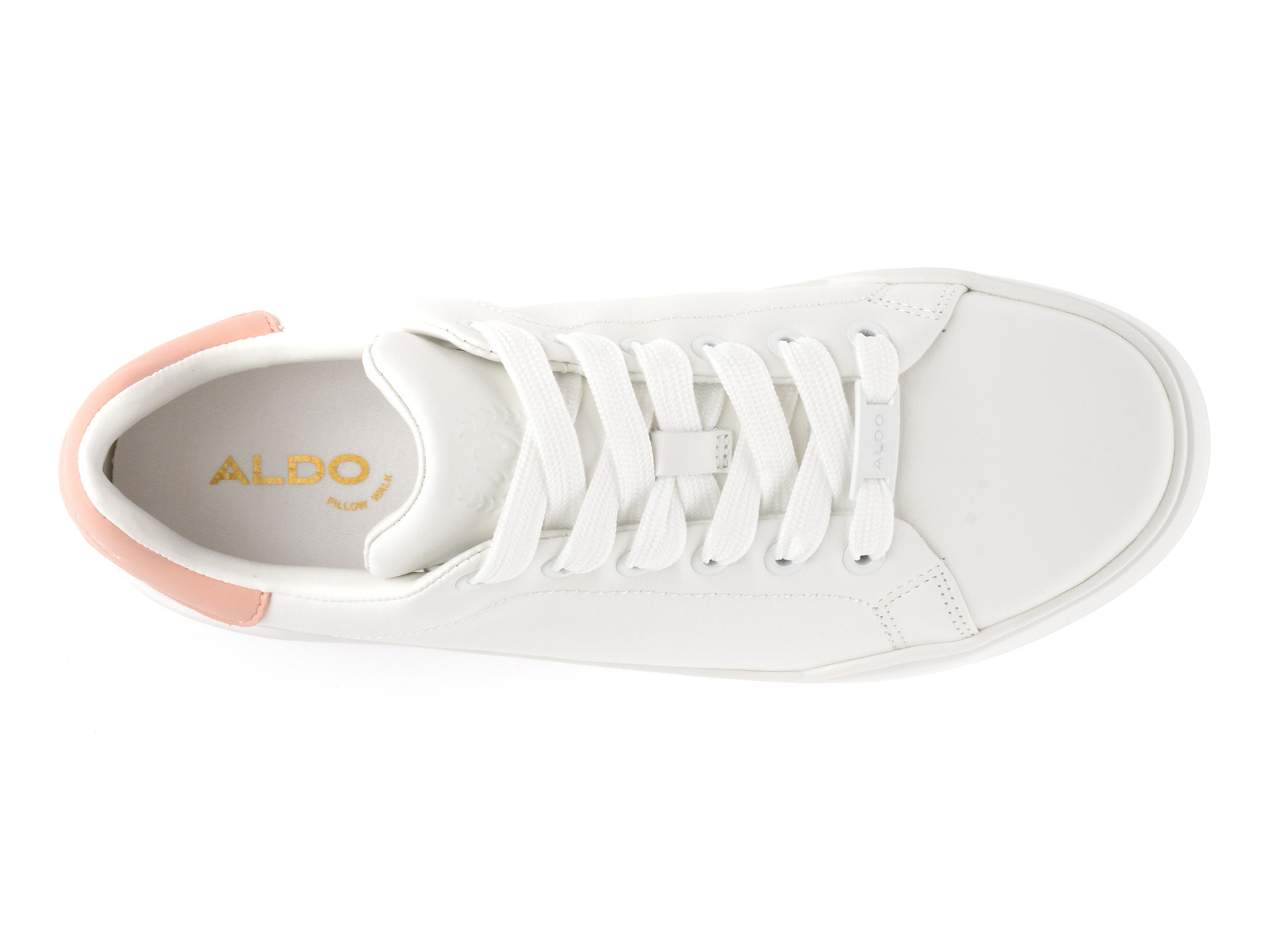 Pantofi sport ALDO albi, HALERENNA 143, din piele naturala