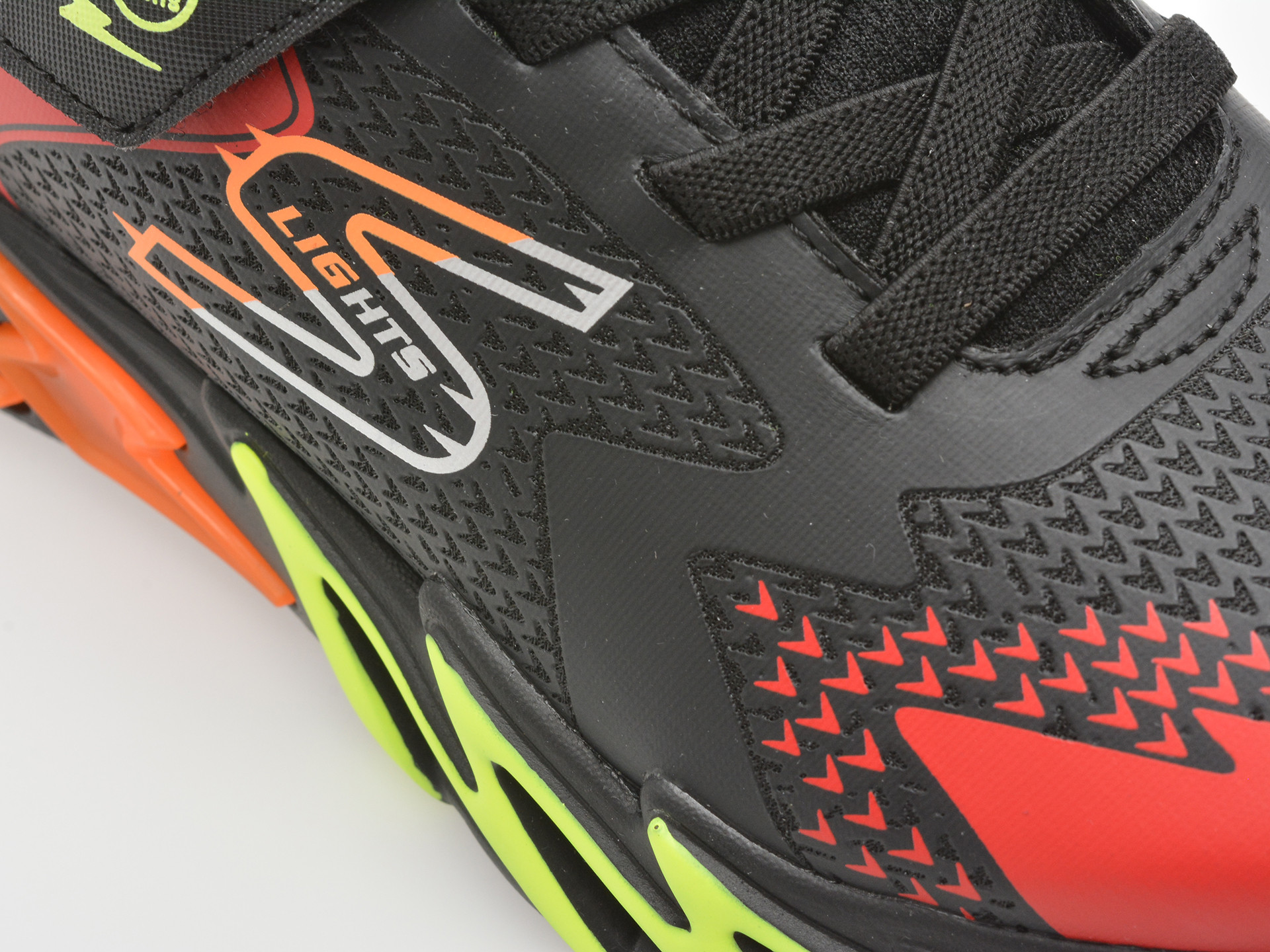 Pantofi sport SKECHERS negri, FLEX-GLOW BOLT, din material textil