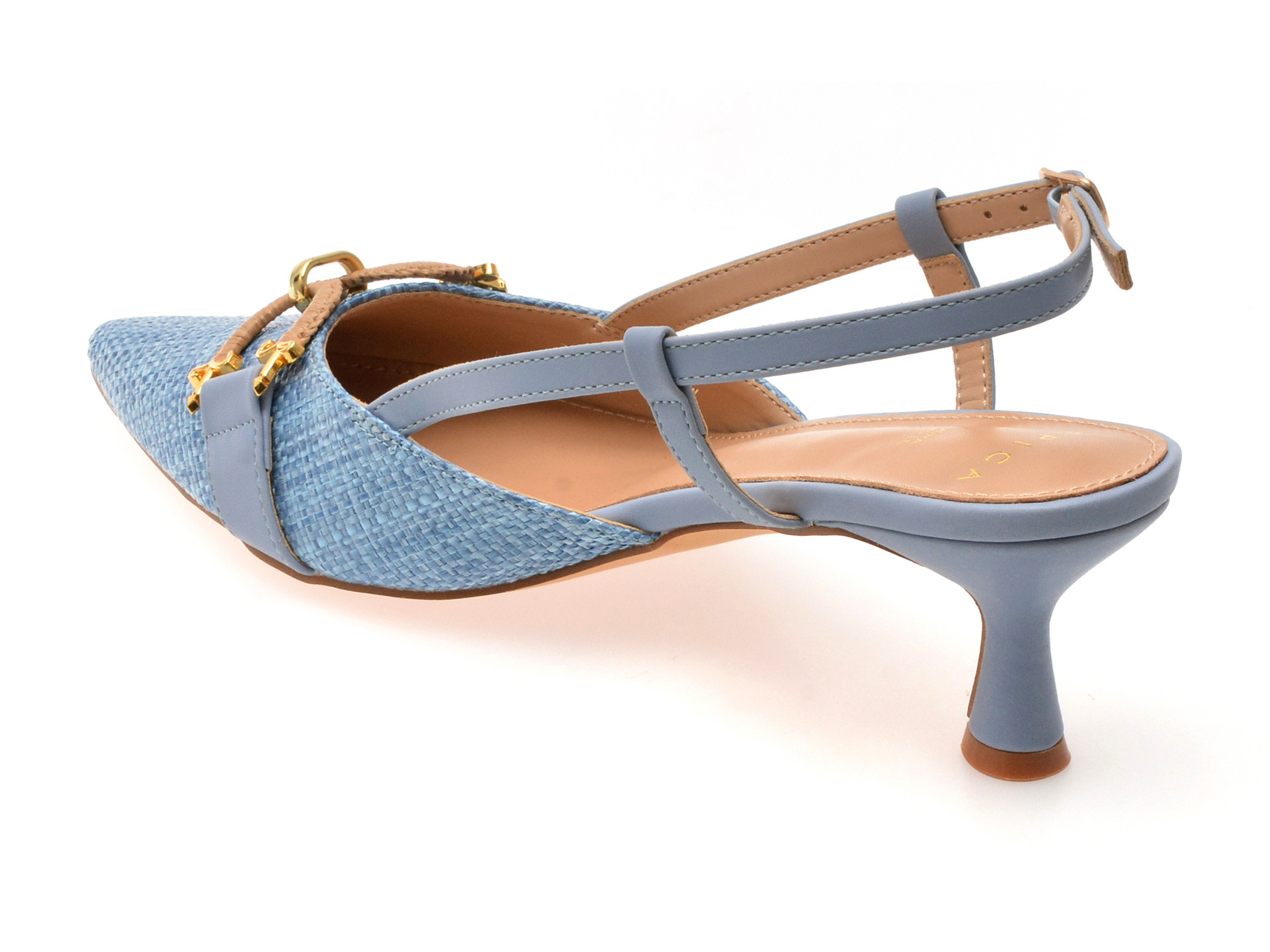 Pantofi eleganti EPICA albastri, 82966, din piele ecologica