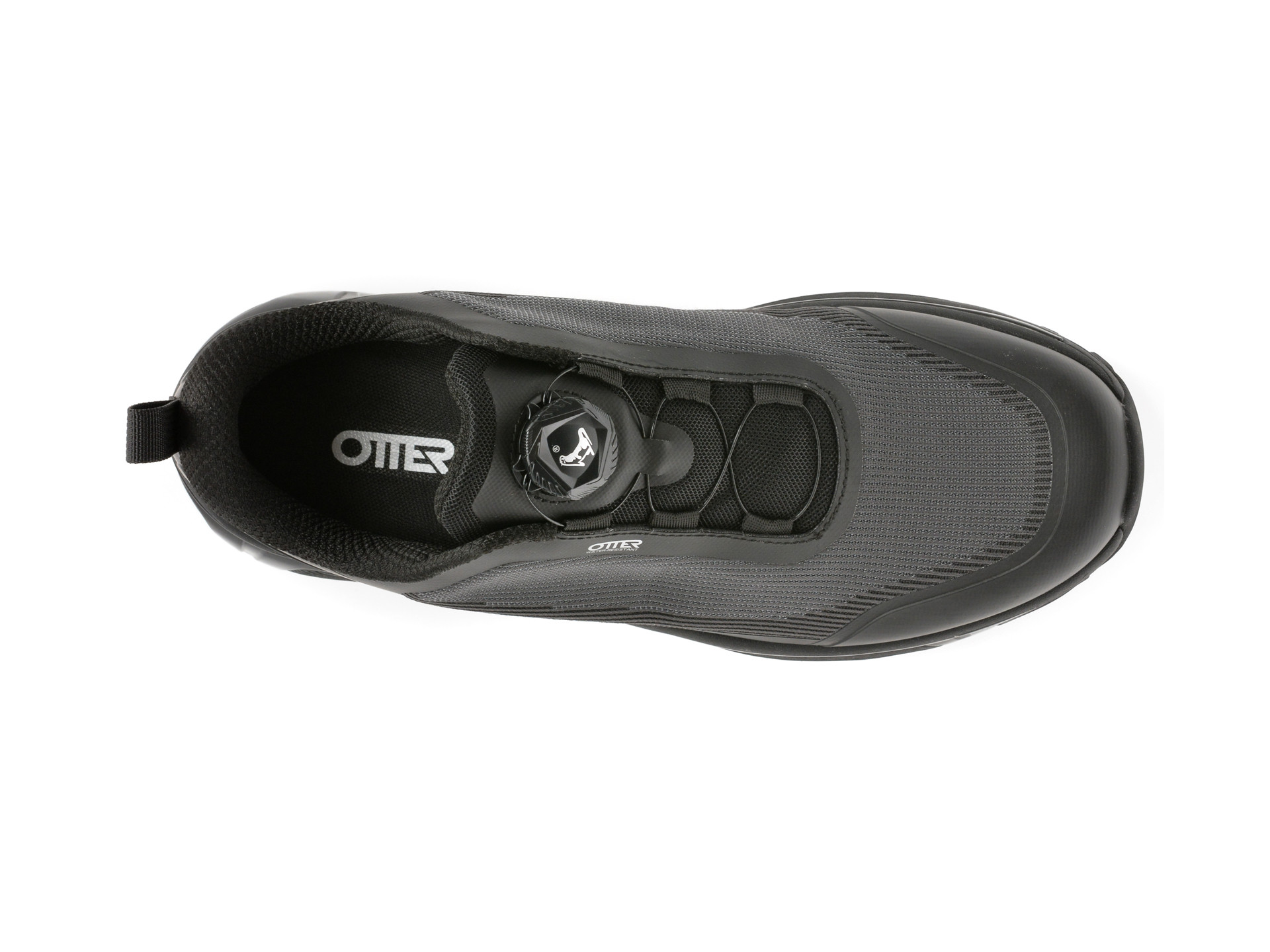 Pantofi sport OTTER negri, 901, din material textil