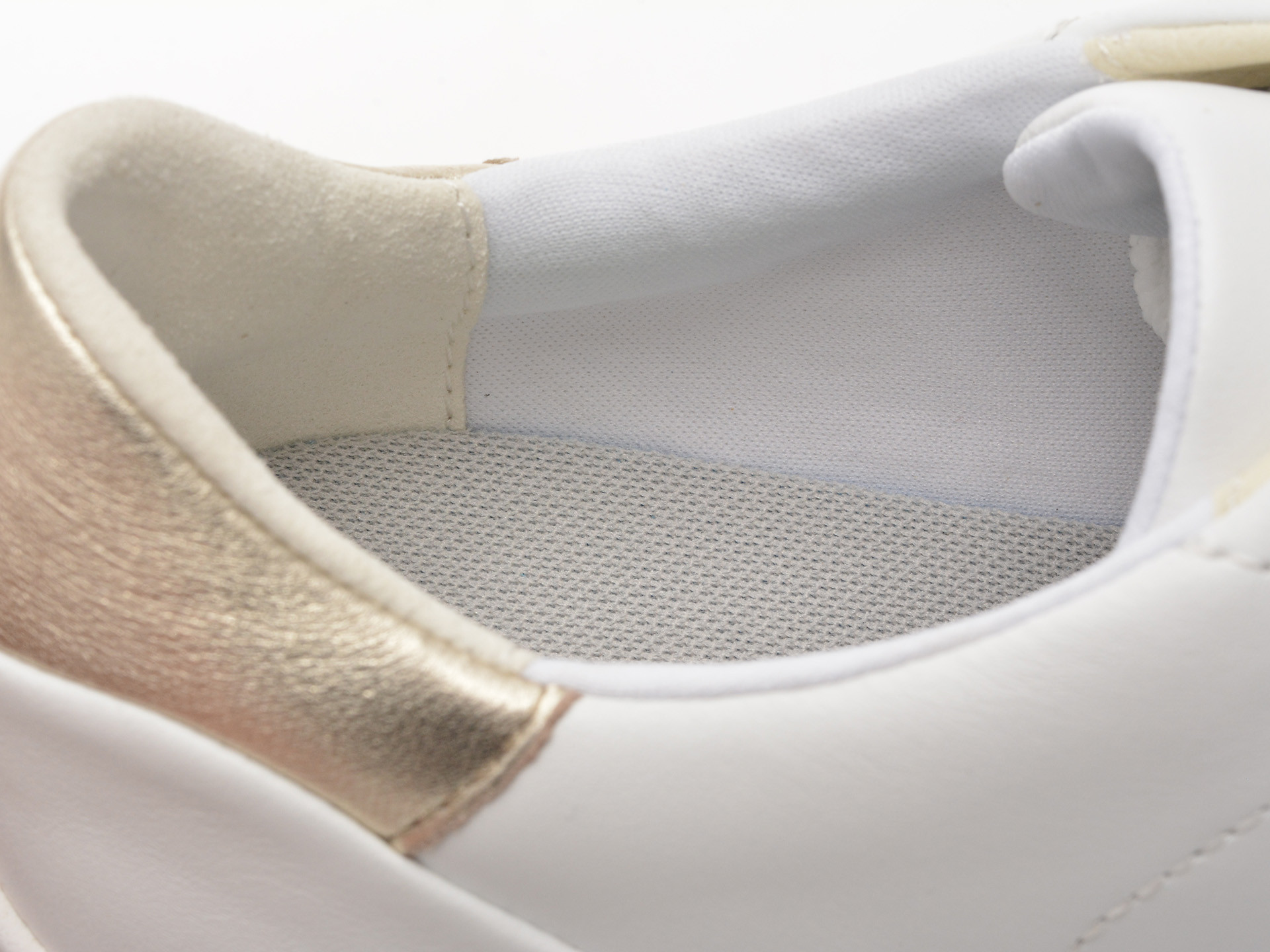 Pantofi sport GEOX albi, D35TCB, din piele naturala