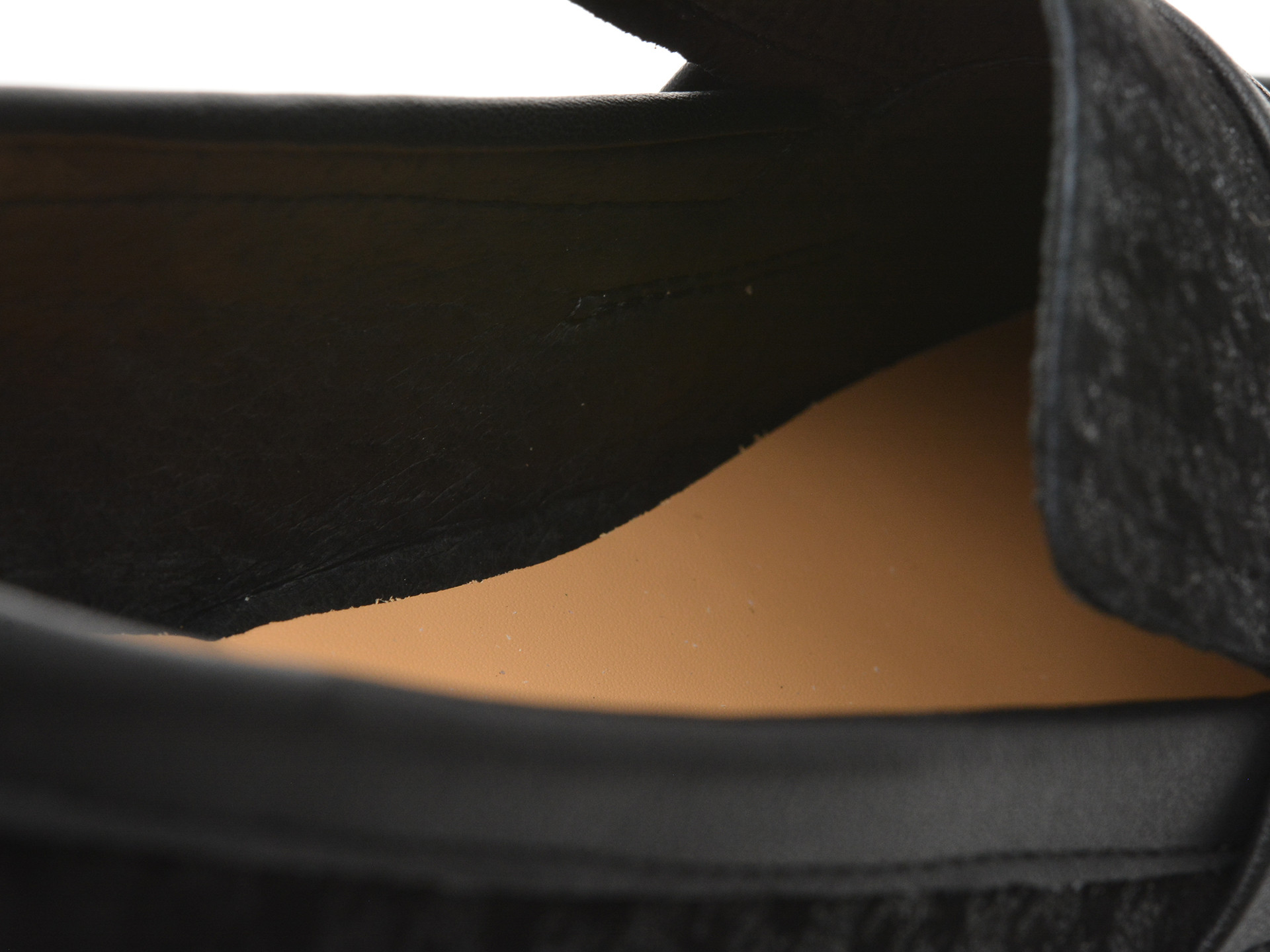 Mocasini EPICA negri, 1058D32, din piele intoarsa