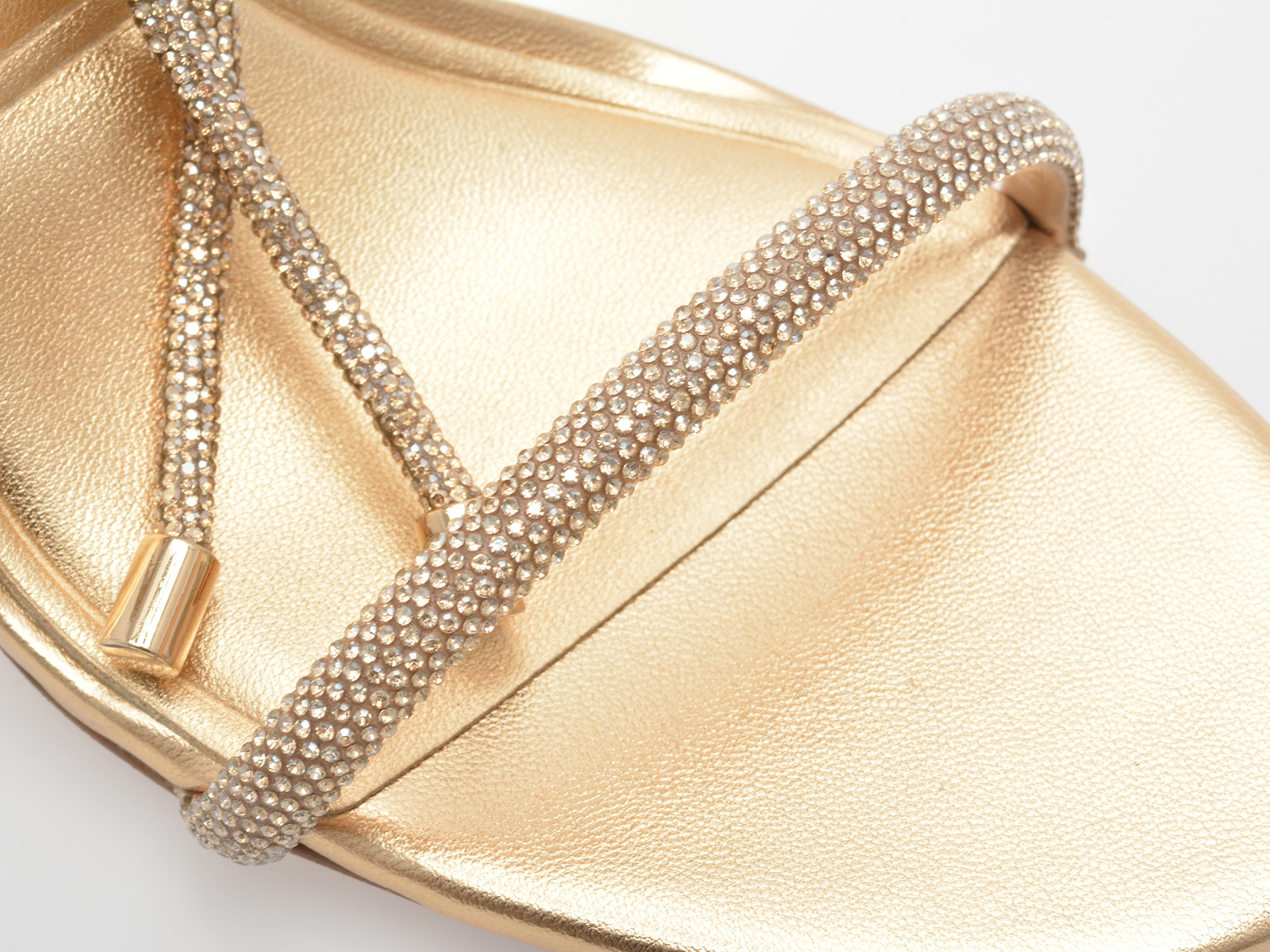 Sandale elegante ALDO aurii, CALADONIA 711, din piele ecologica