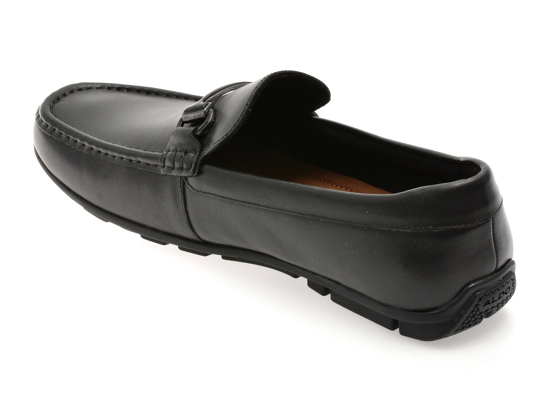 Mocasini ALDO negri, PRATO-IN 001, din piele naturala