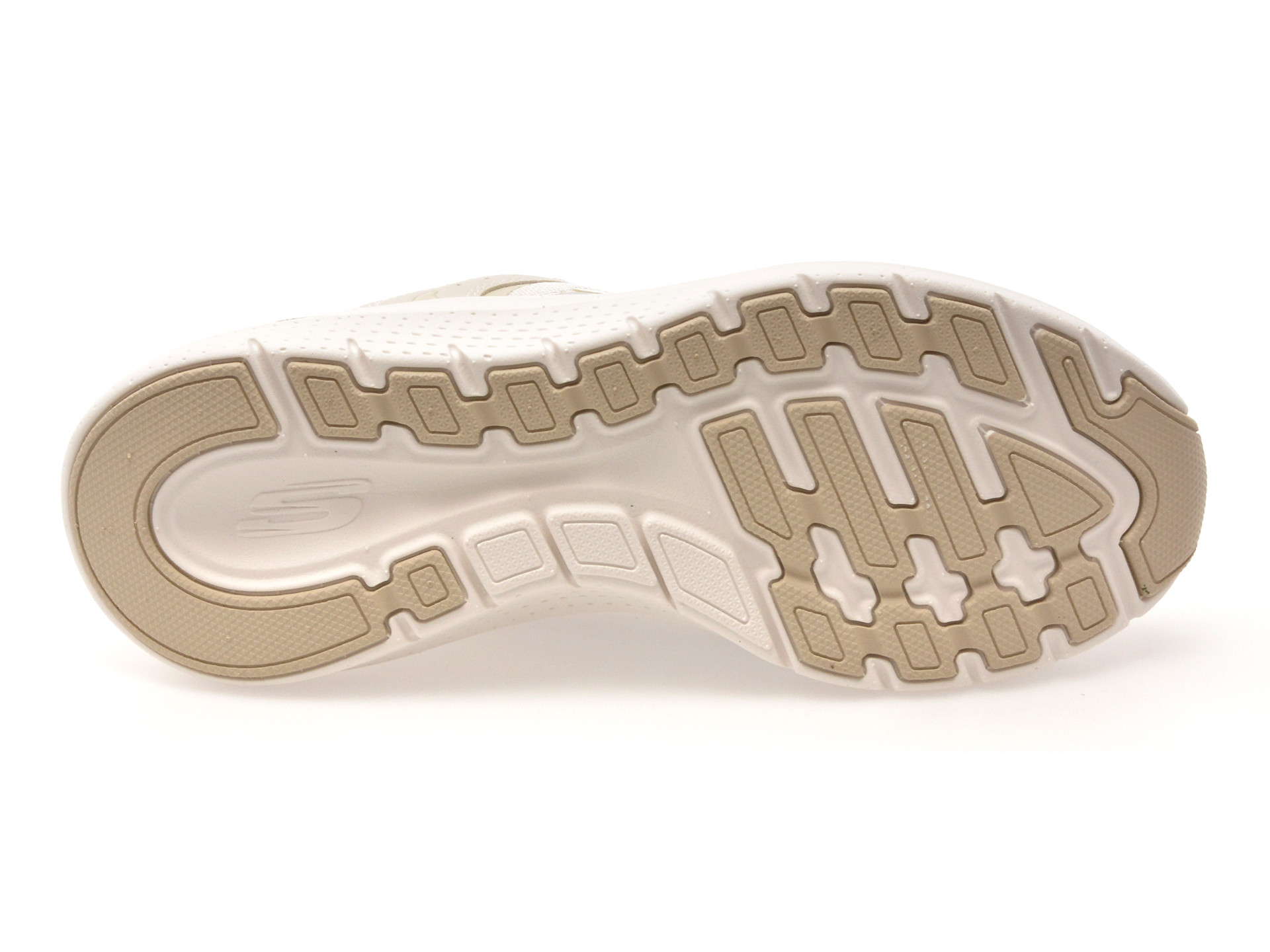 Pantofi sport SKECHERS bej, ARCH FIT 2.0, din material textil