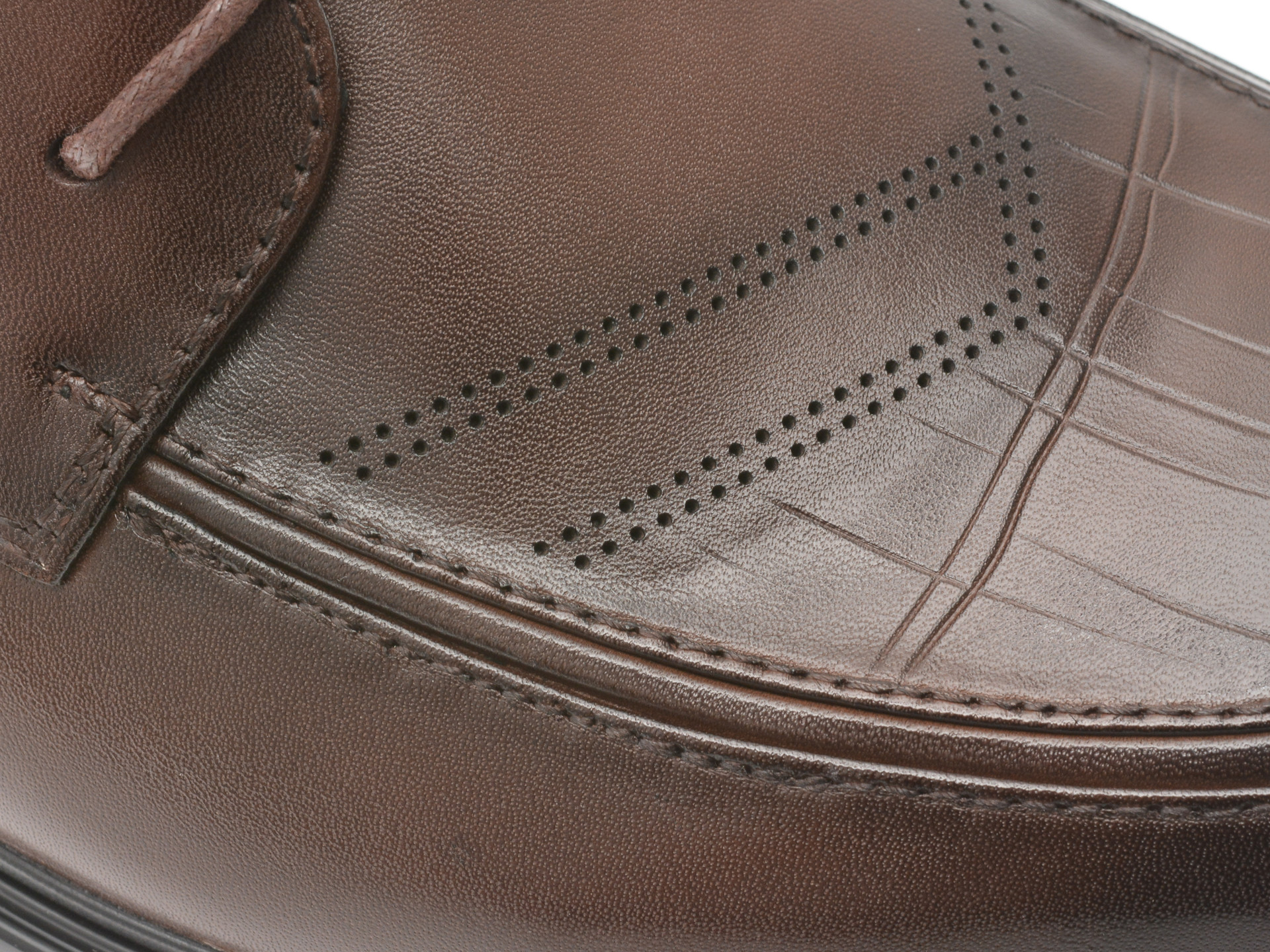 Pantofi OTTER maro, T8008, din piele naturala