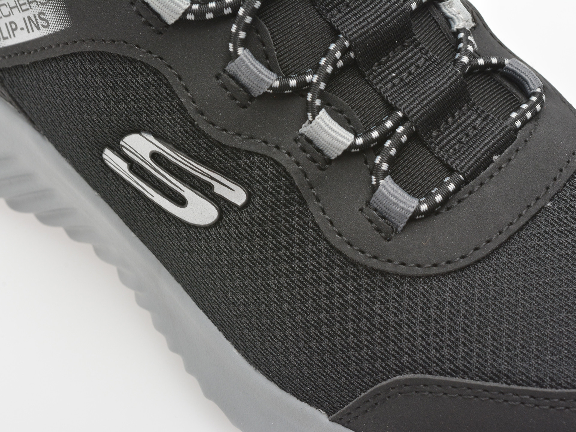 Pantofi sport SKECHERS negri, BOUNDER, din material textil
