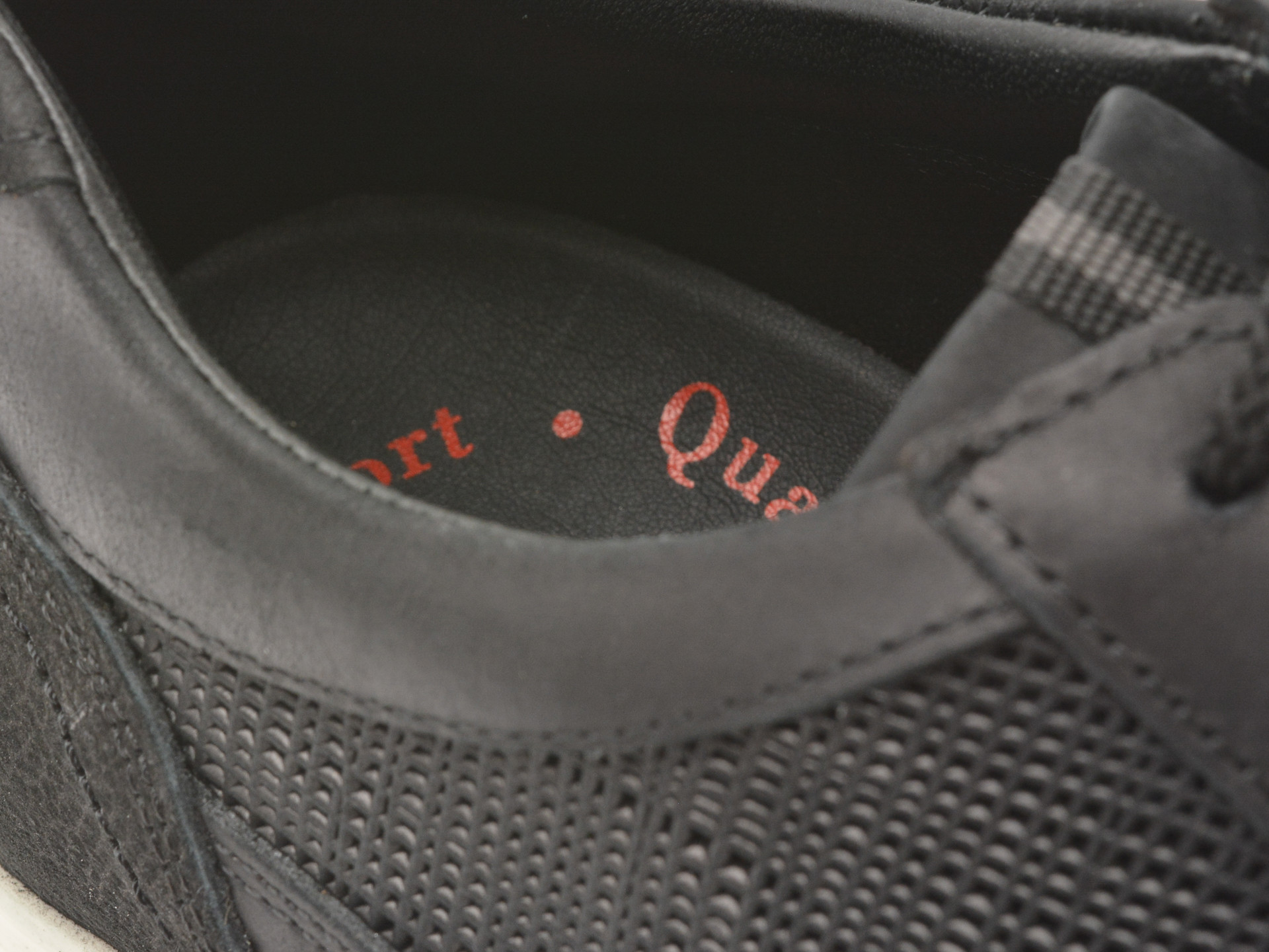 Pantofi sport OTTER negri, 2230, din piele naturala