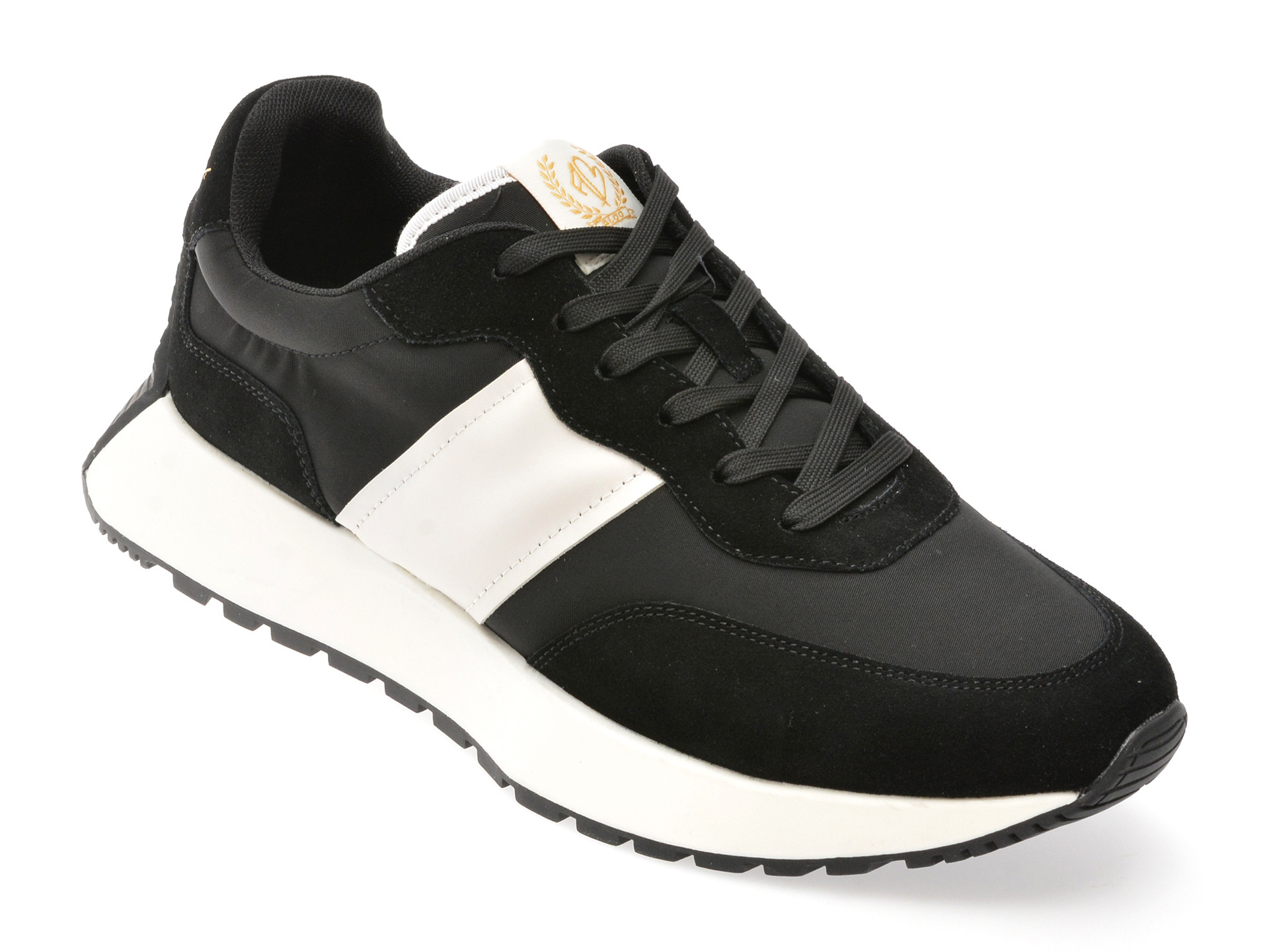 Pantofi sport ALDO negri, CLUBKICKS 001, din material textil