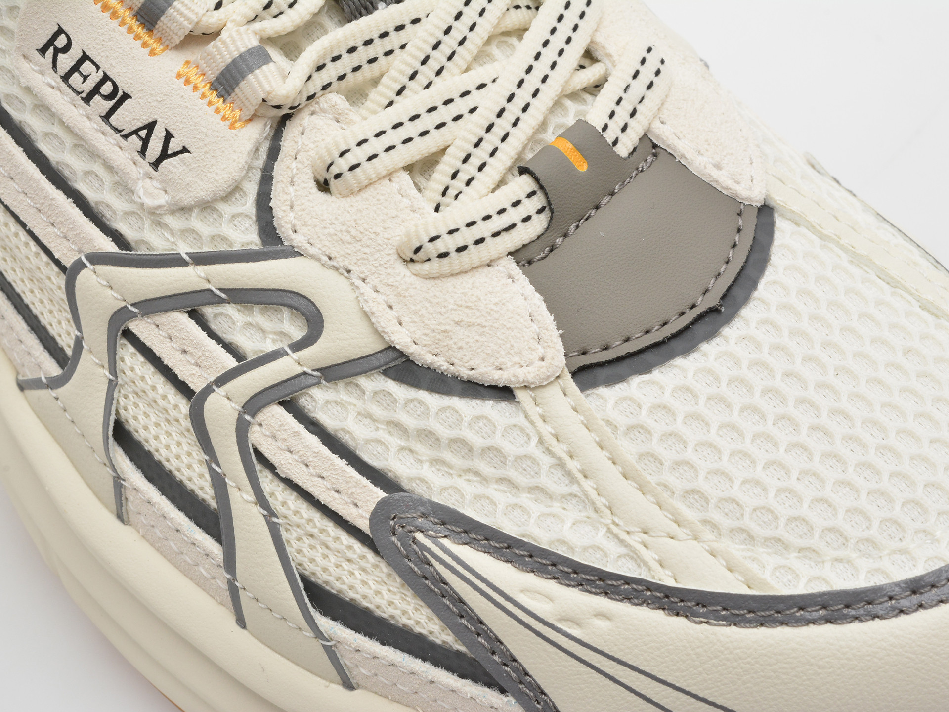 Pantofi sport REPLAY albi, MSD502T, din material textil