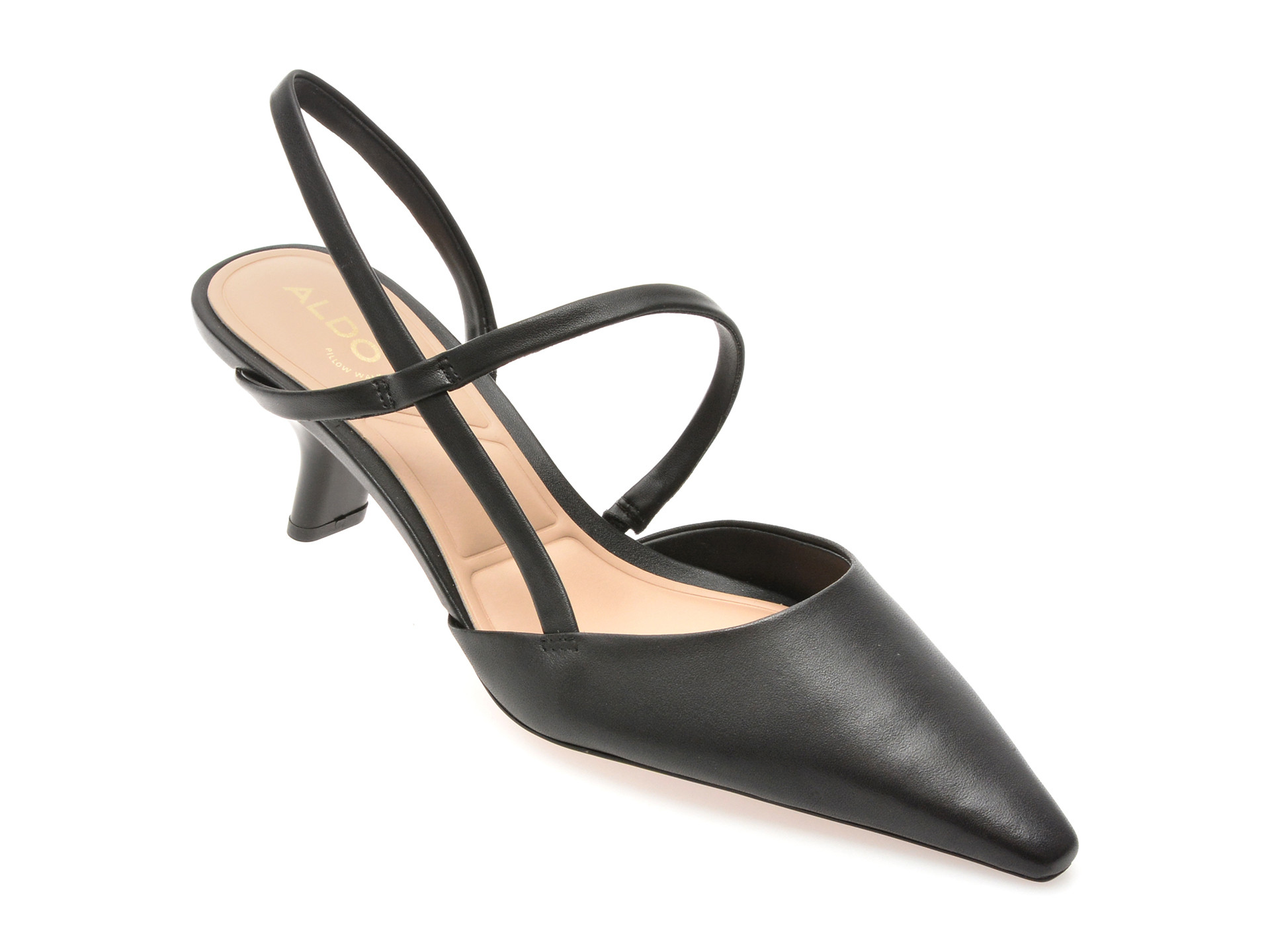 Pantofi eleganti ALDO negri, CORDELA 001, din piele naturala