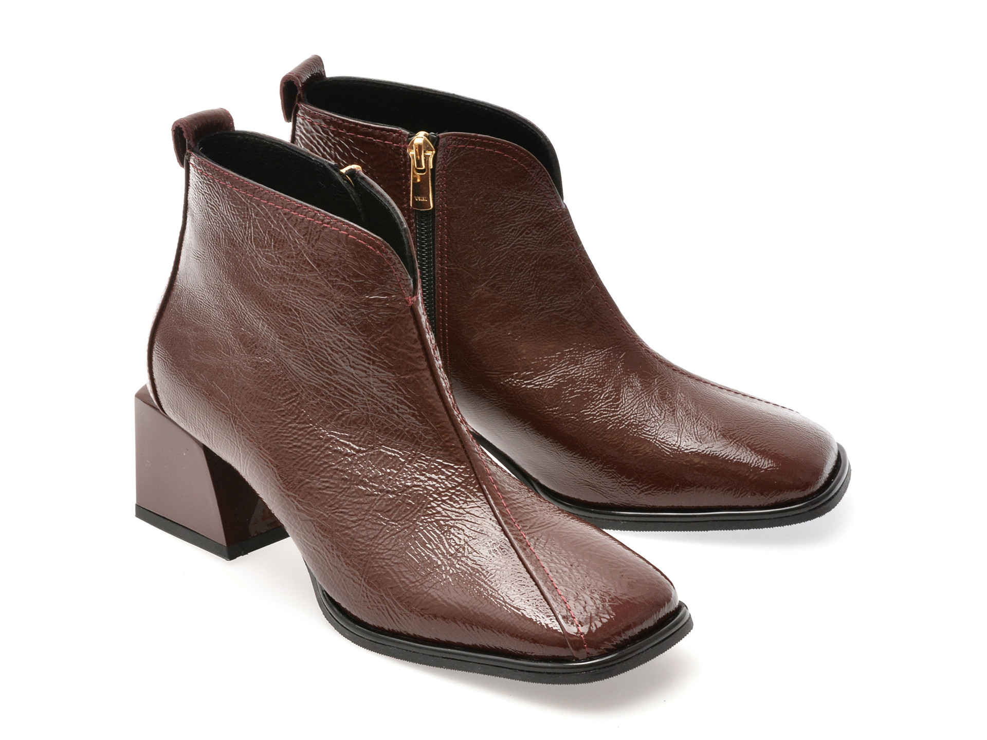 Ghete EPICA visinii, 2771039, din piele naturala lacuita