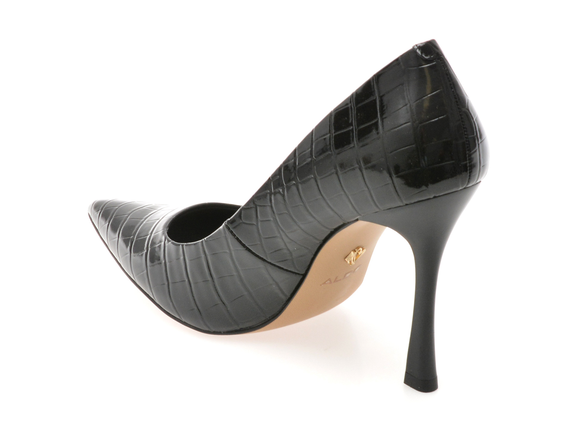 Pantofi eleganti ALDO negri, BRELLE 001, din piele ecologica