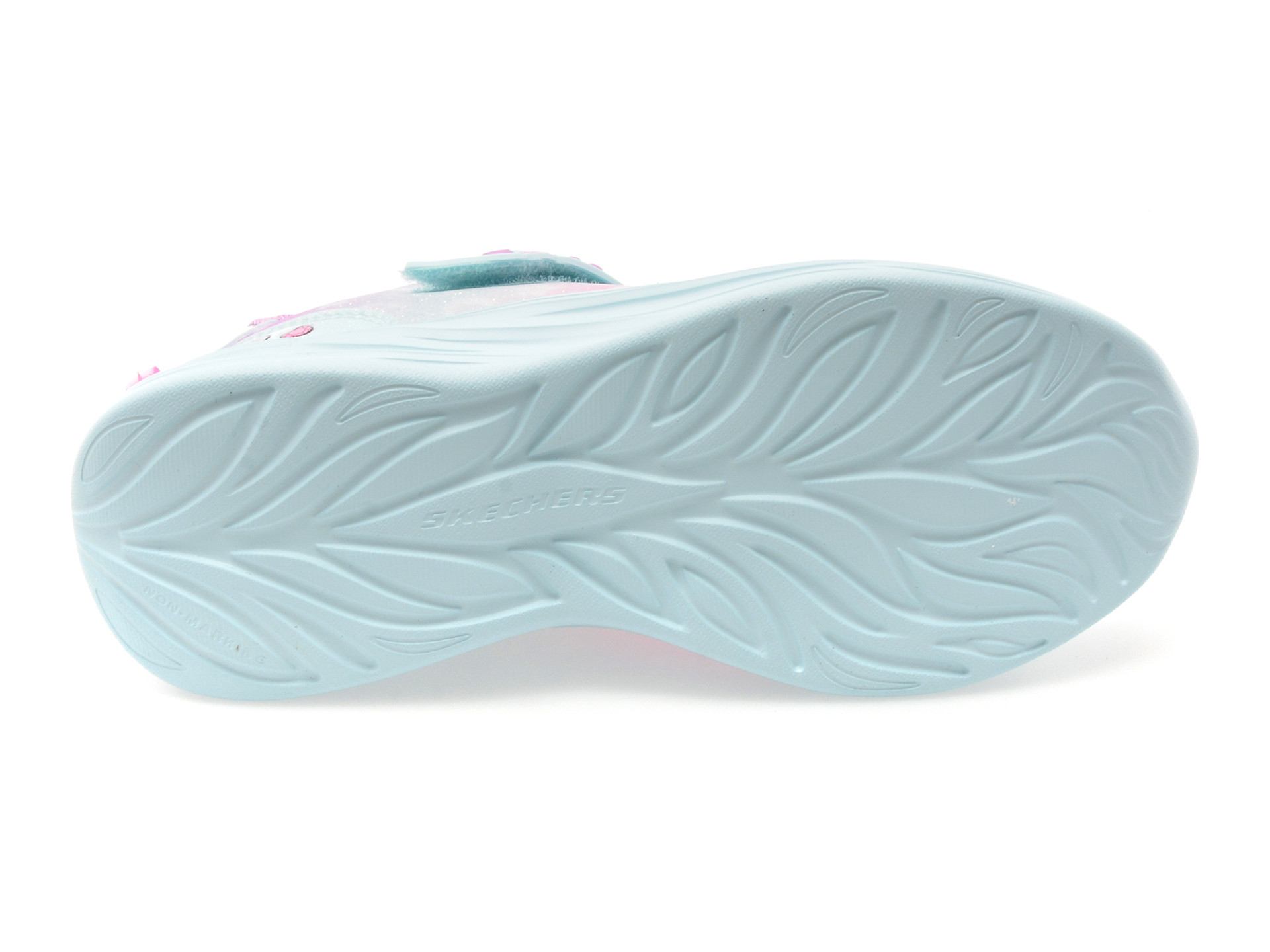 Pantofi sport SKECHERS albastri, POWER JAMS 2.0, din material textil