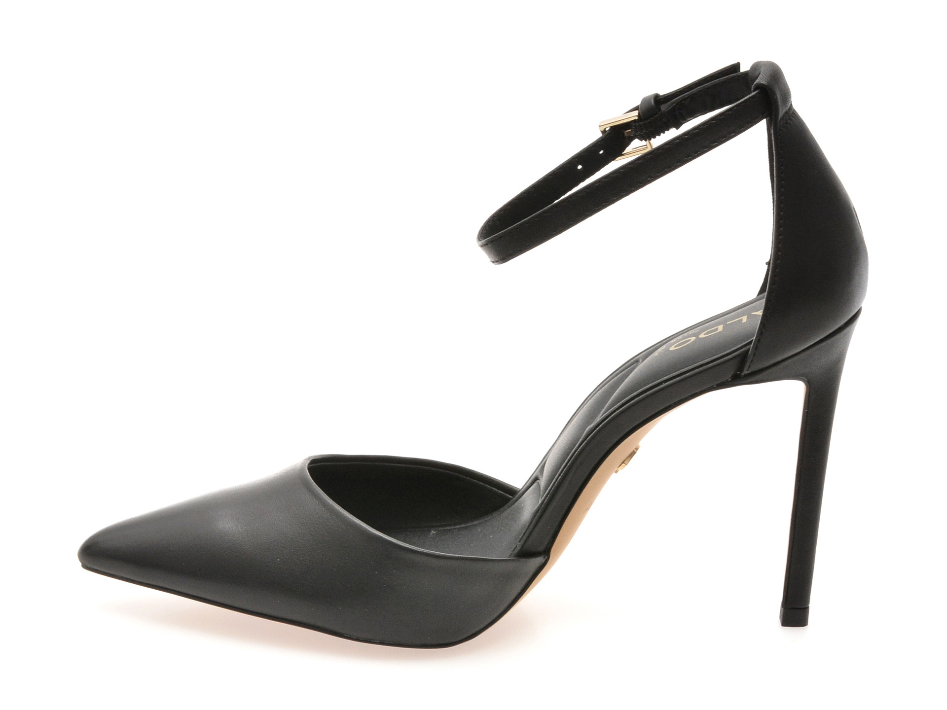 Pantofi eleganti ALDO negri, DERPERLA 007, din piele naturala