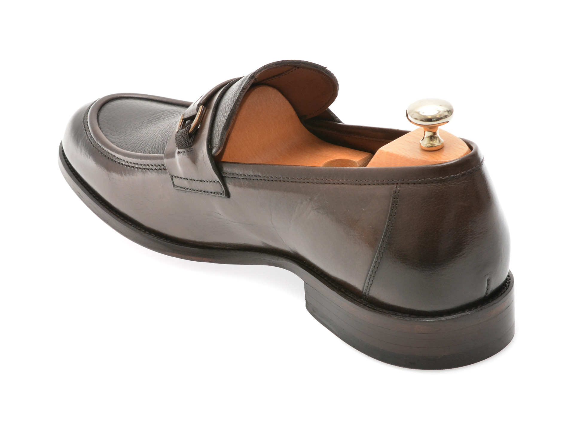 Mocasini eleganti LE COLONEL maro, 63933, din piele naturala