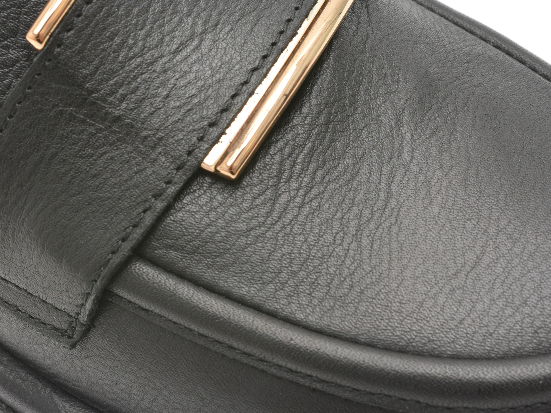 Mocasini IMAGE negri, 3774024, din piele naturala