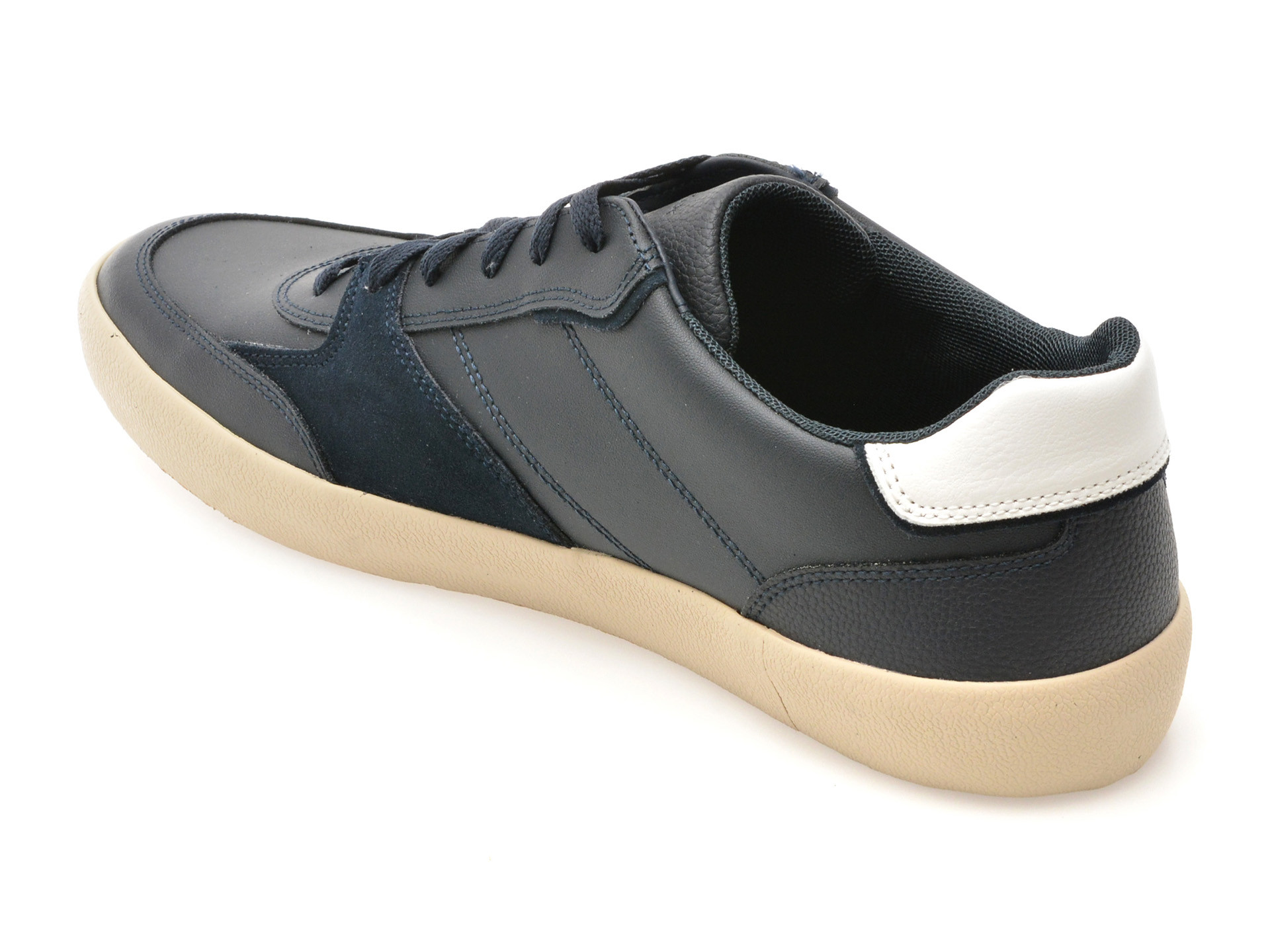 Pantofi sport GEOX bleumarin, U55BUB, din piele naturala