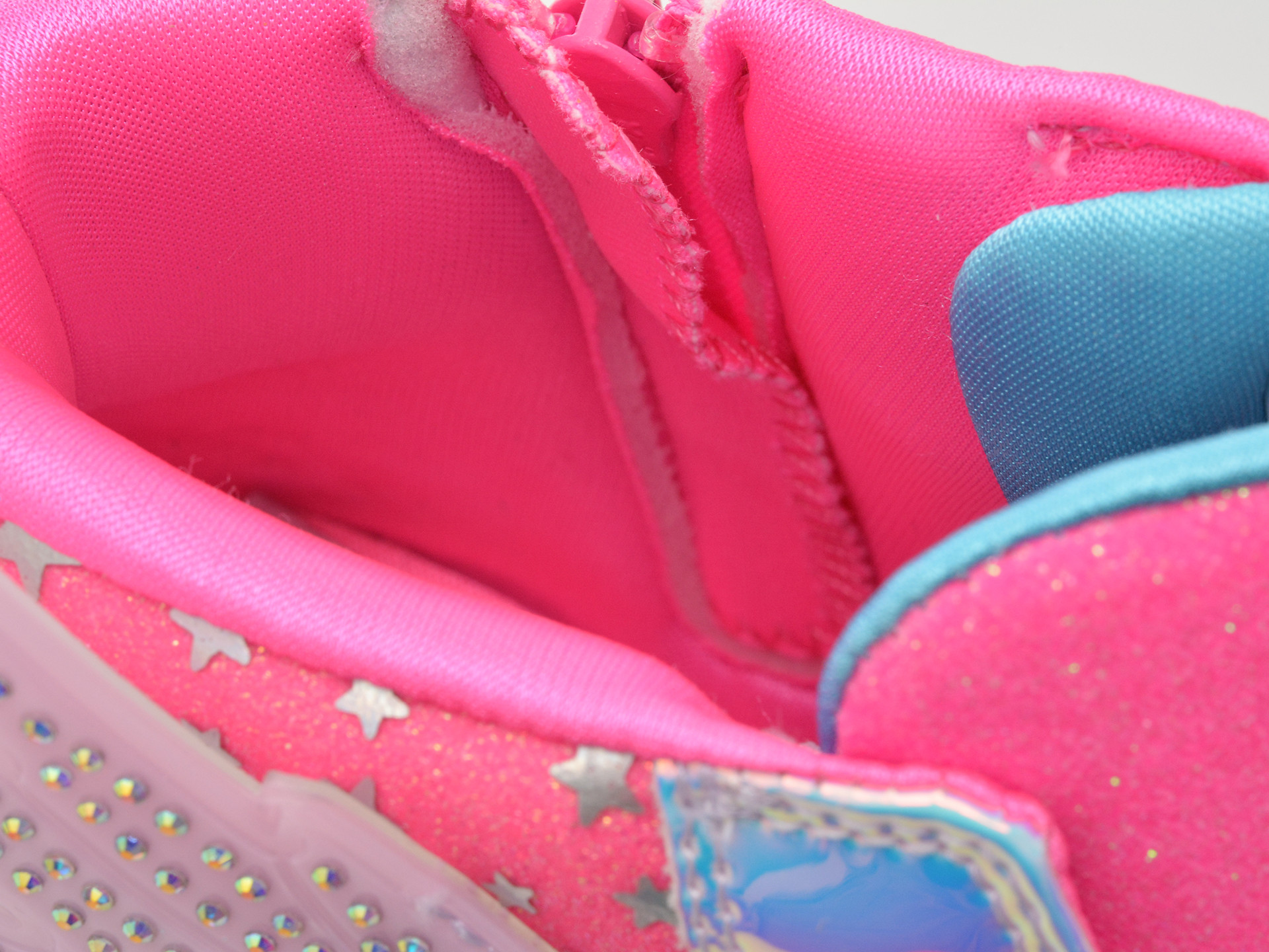 Ghete SKECHERS roz, TWI-LITES 2.0, din piele ecologica