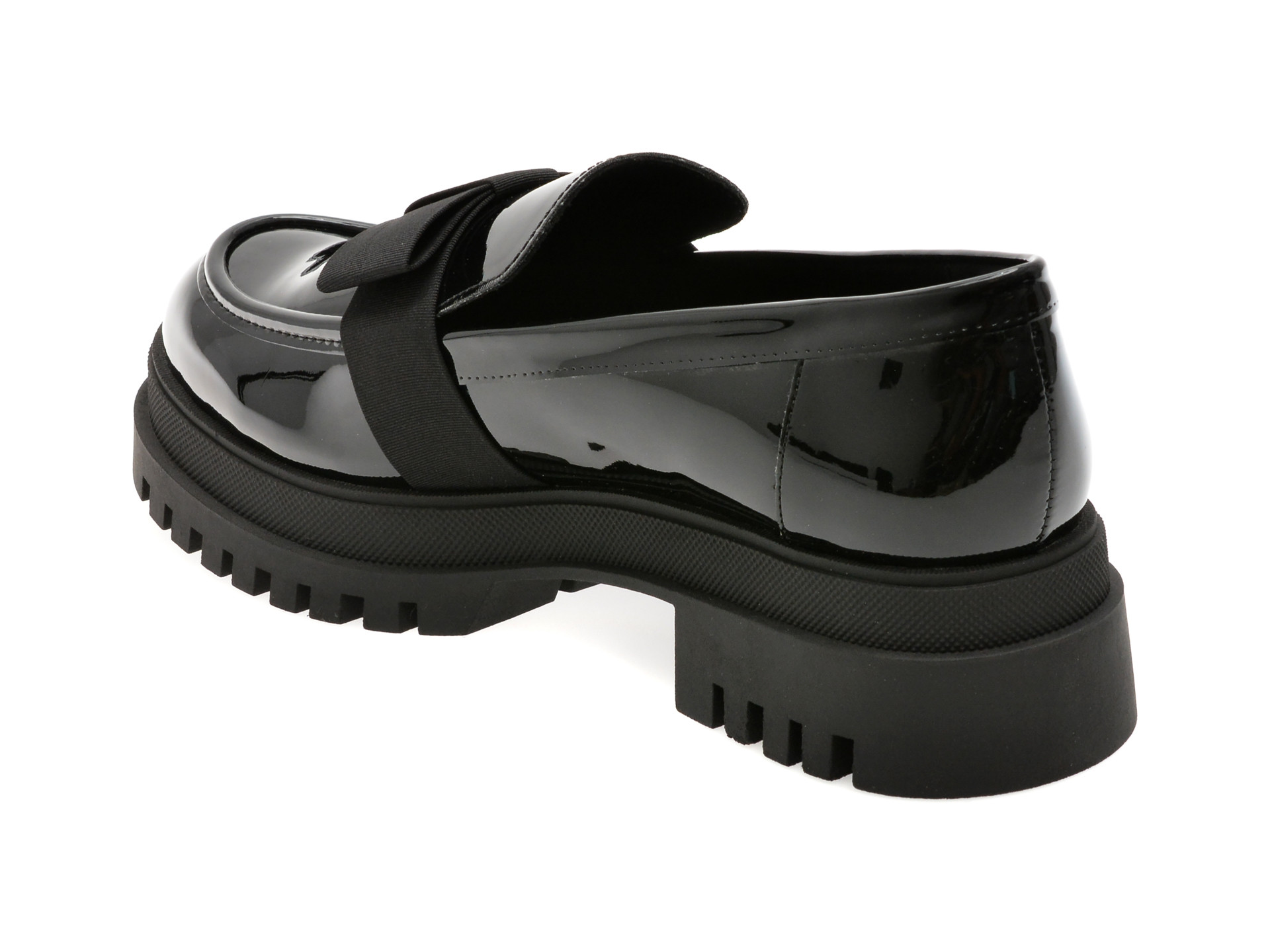 Mocasini ALDO negri, THEATRIC 001, din piele ecologica lacuita