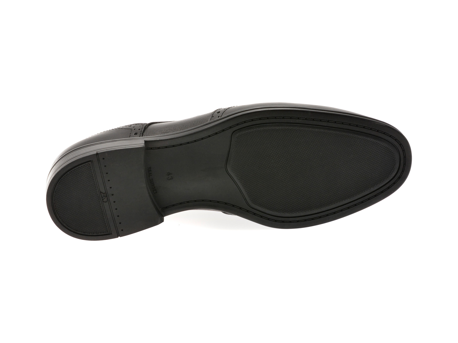 Pantofi eleganti OTTER negri, 400304, din piele naturala