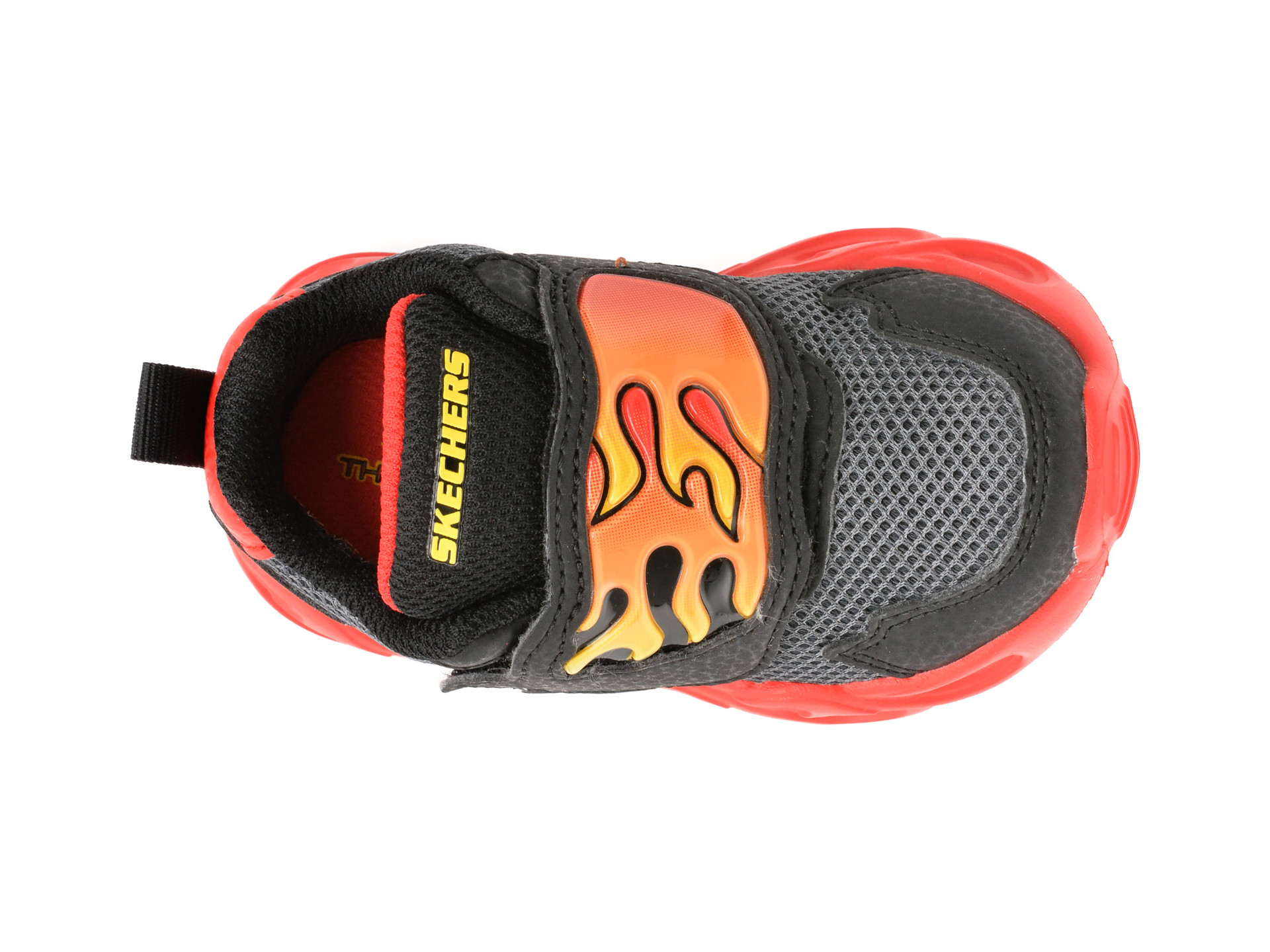 Pantofi sport SKECHERS negri, THERMO-FLASH, din material textil