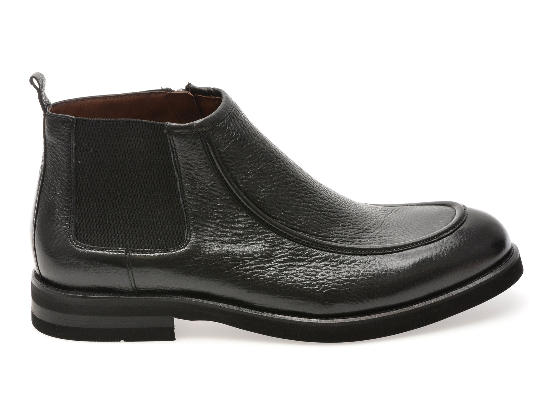 Ghete elegante LE COLONEL negre, 64137, din piele naturala