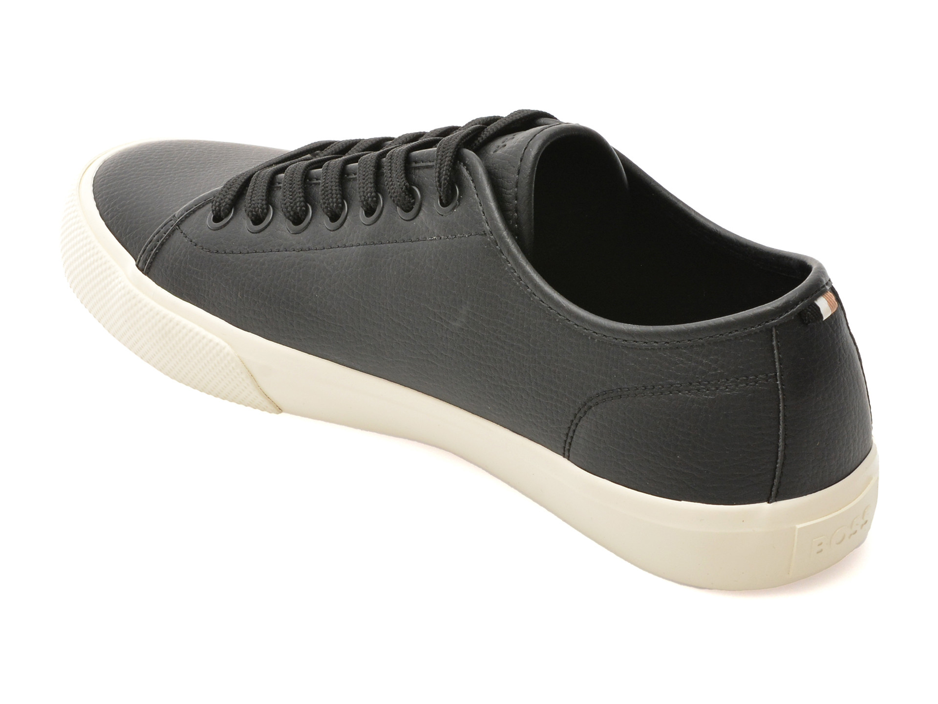 Pantofi sport BOSS negri, 7549, din piele ecologica