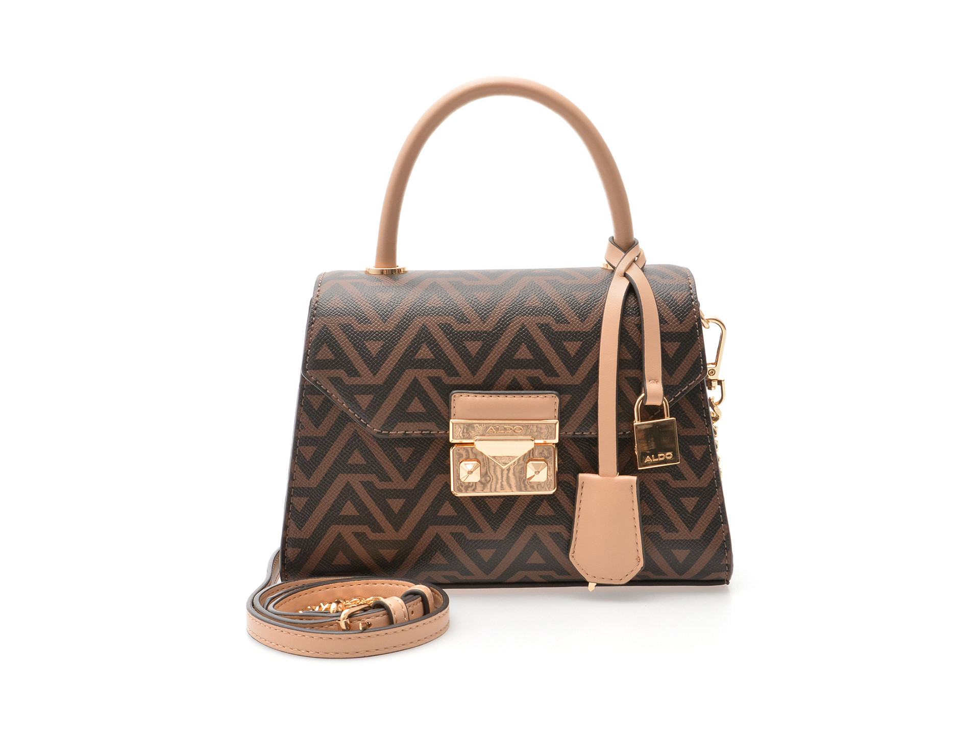 Geanta ALDO maro, CRELLITA 200, din piele ecologica