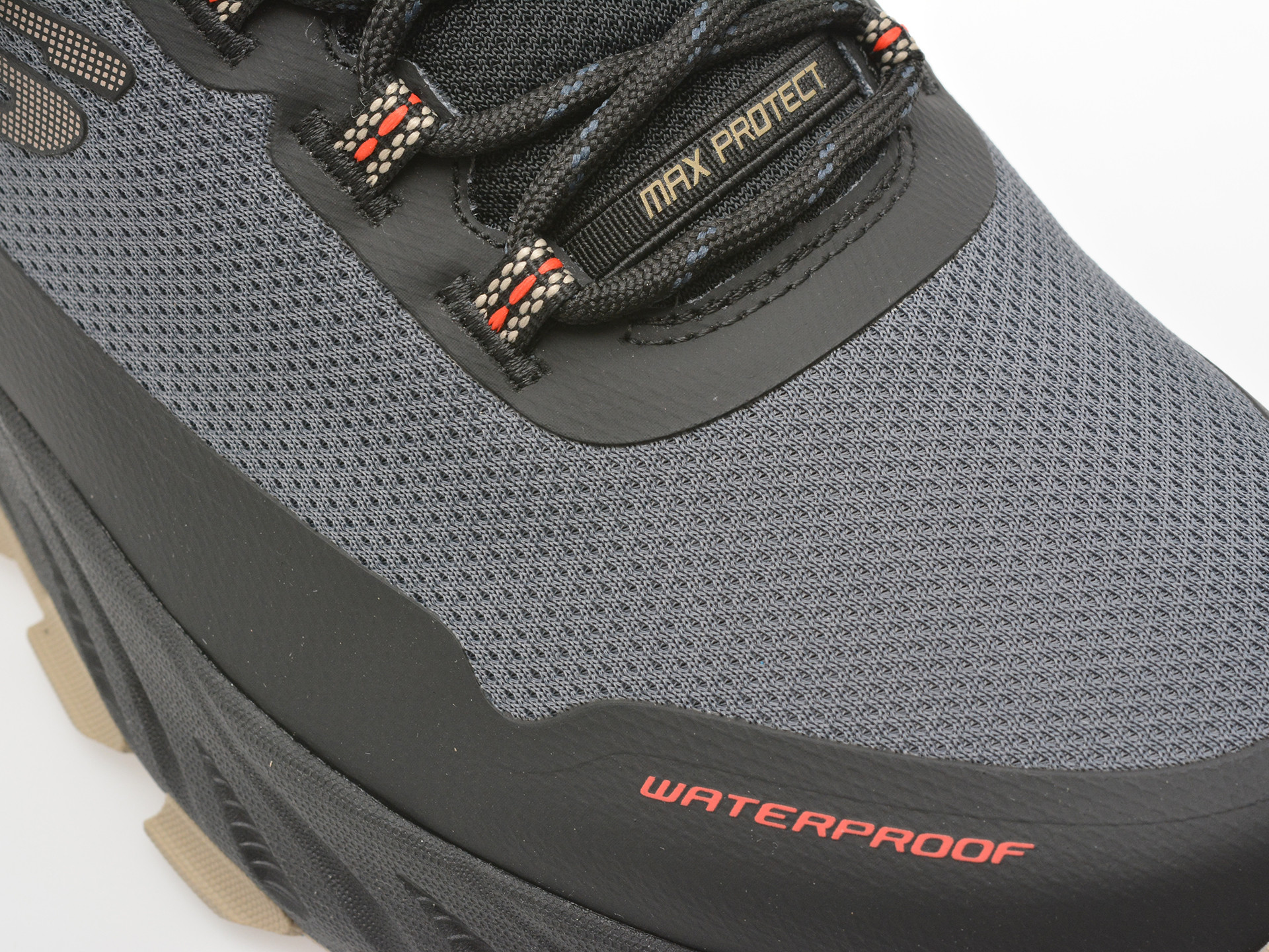 Pantofi sport SKECHERS gri, MAX PROTECT, din material textil