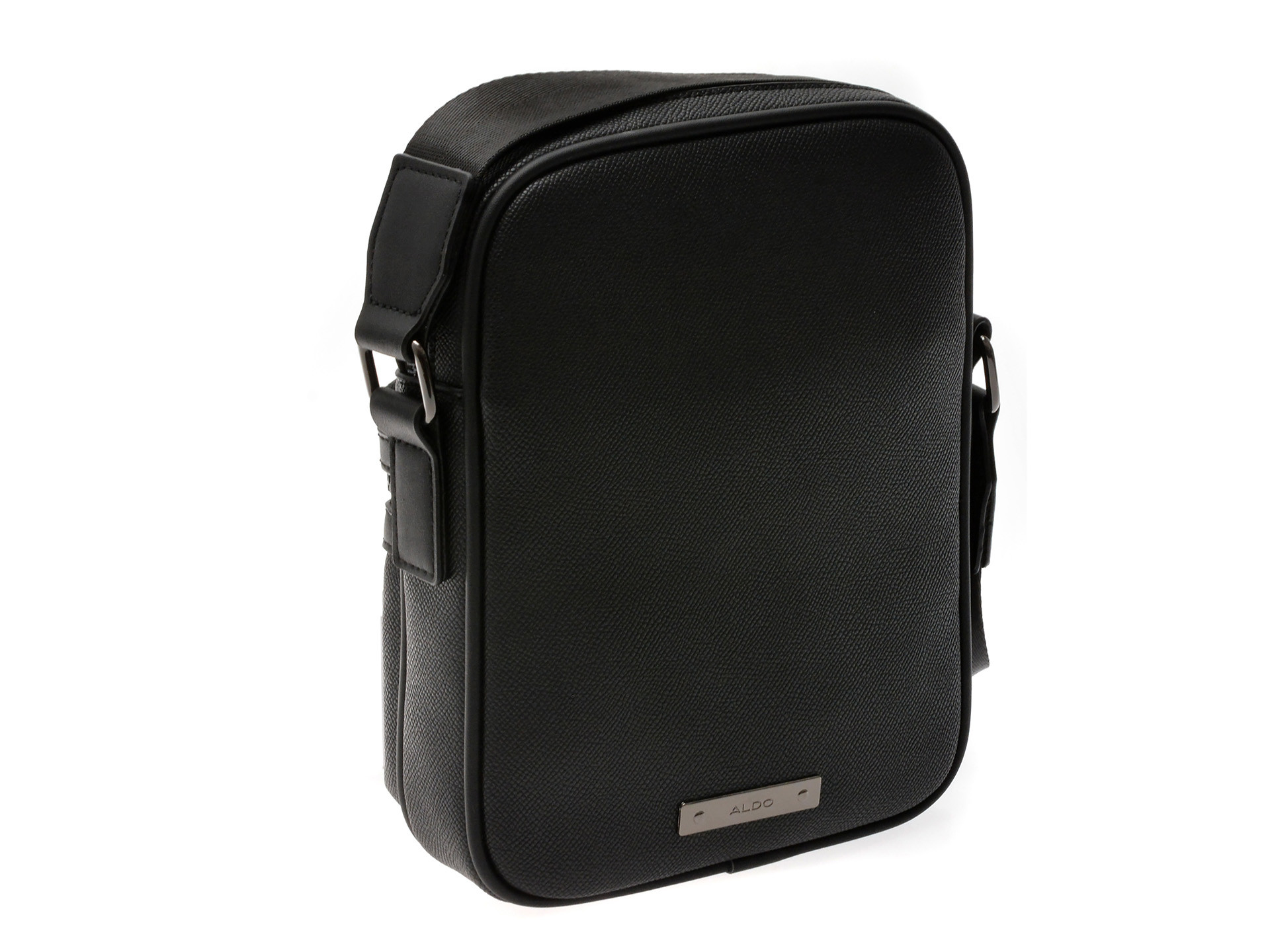 Geanta ALDO neagra, WEIZER 007, din piele ecologica