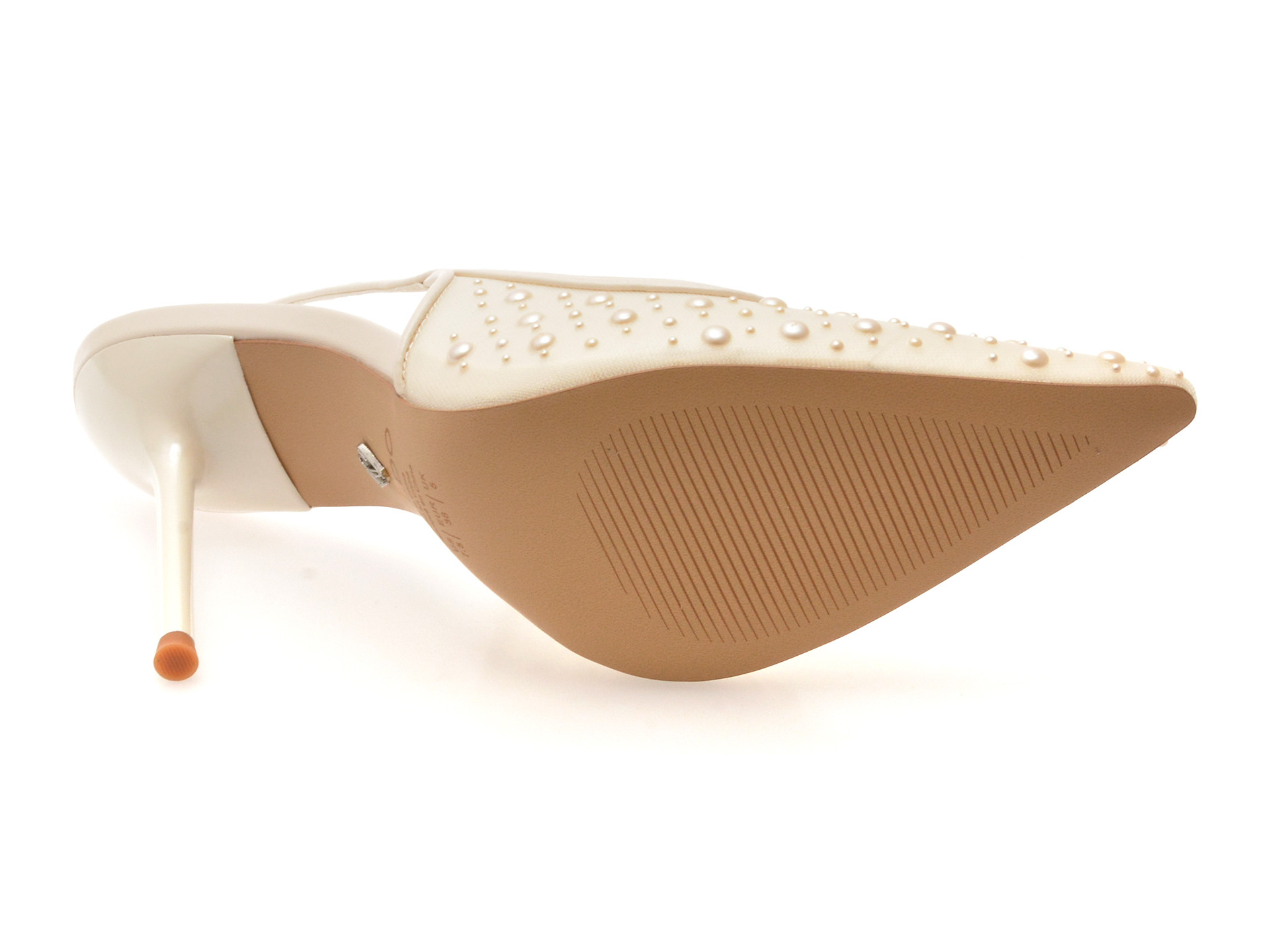 Pantofi eleganti ALDO albi, PEARLESCENT 110, din material textil