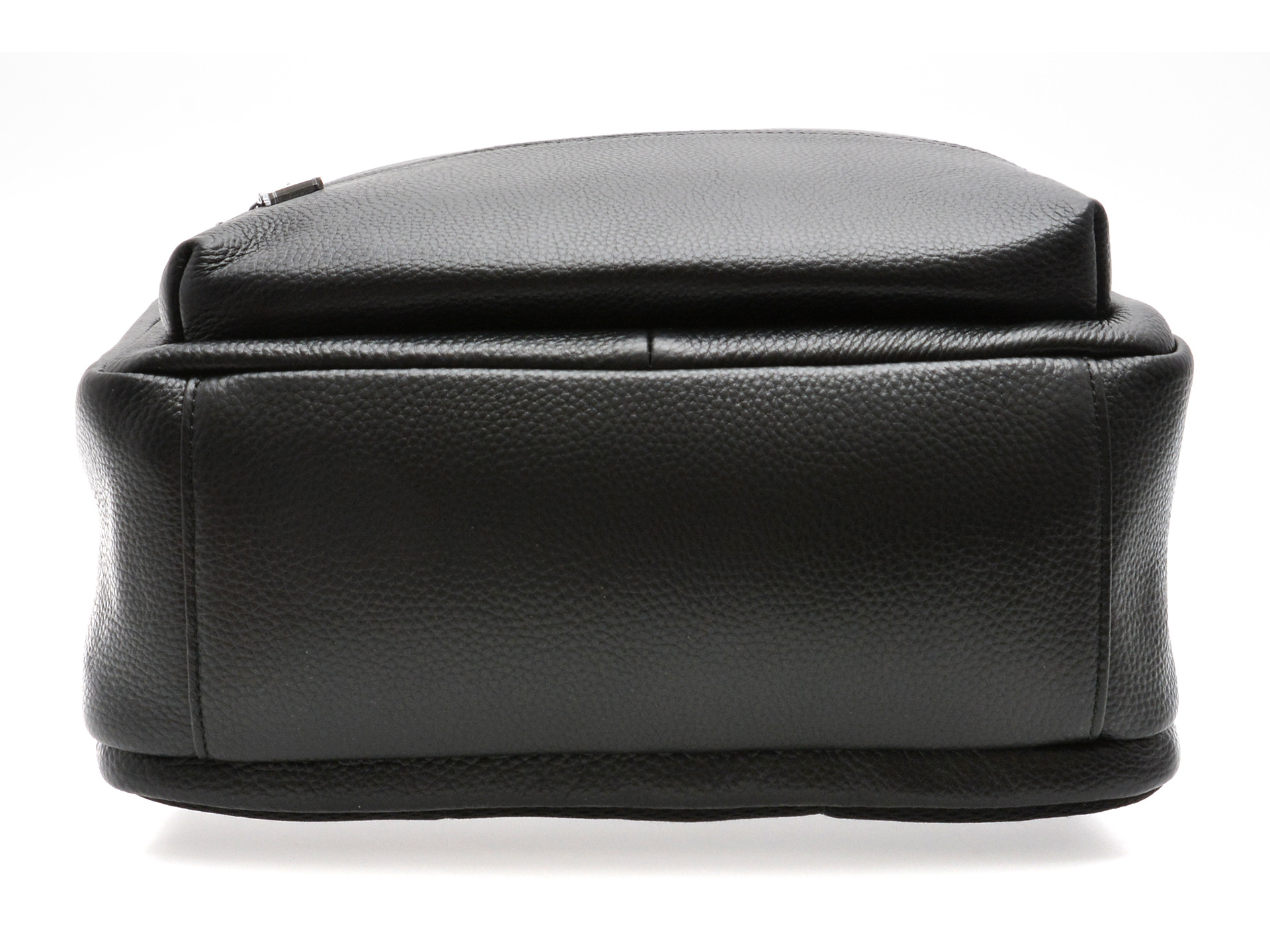 Rucsac MARIO FERRETTI negru, 8442, din piele naturala