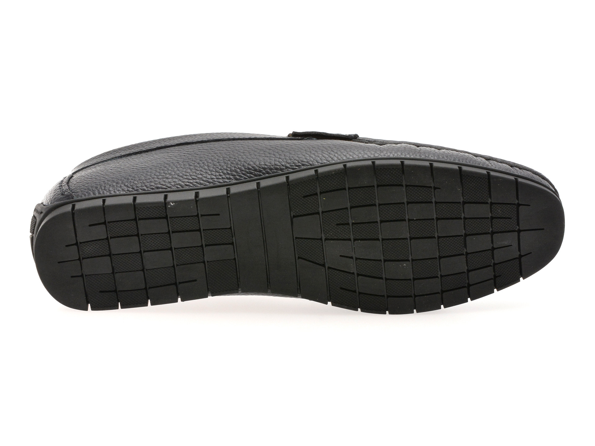 Mocasini OTTER bleumarin, MU139, din piele naturala