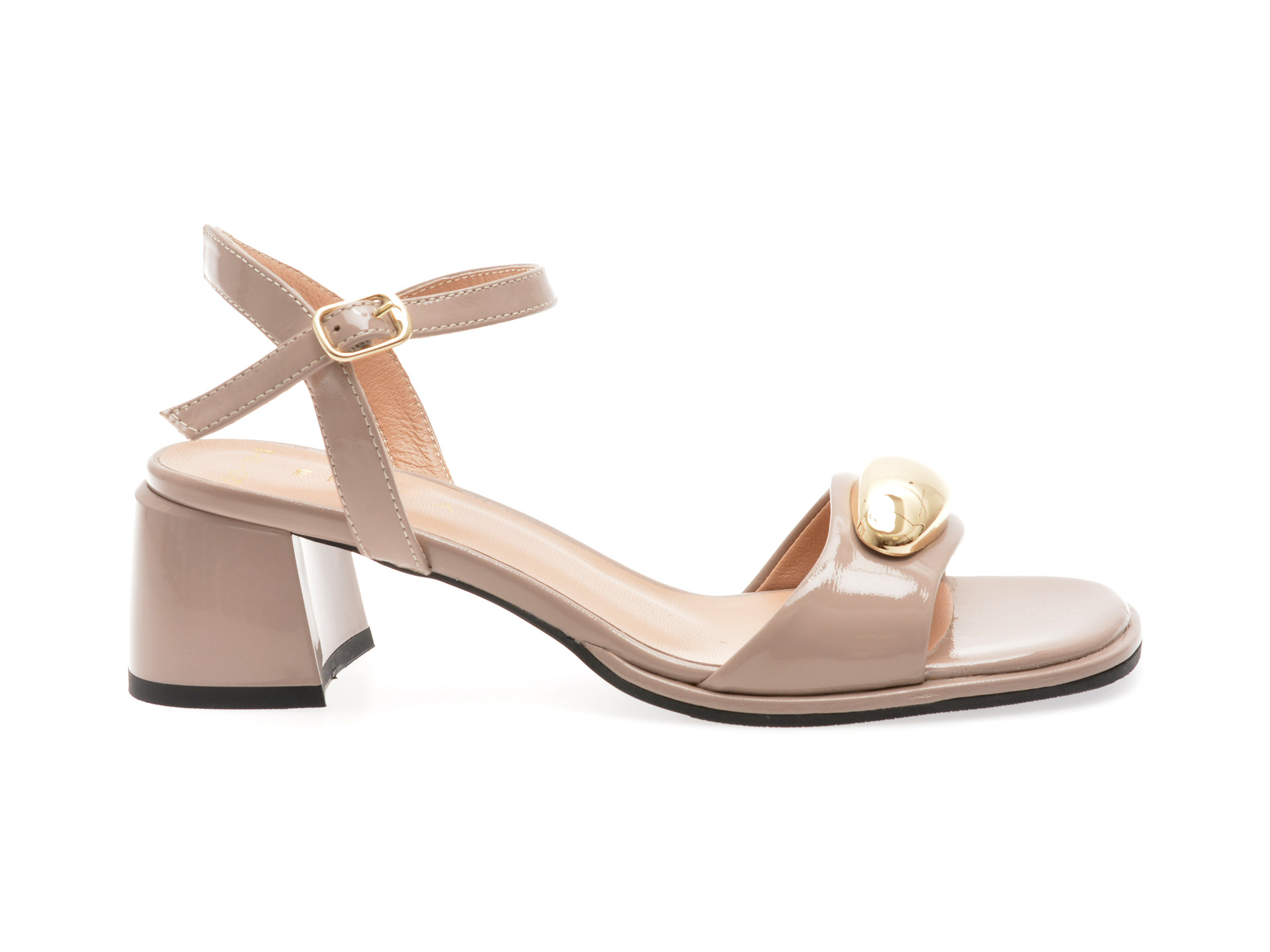 Sandale EPICA nude, 6020255, din piele naturala lacuita