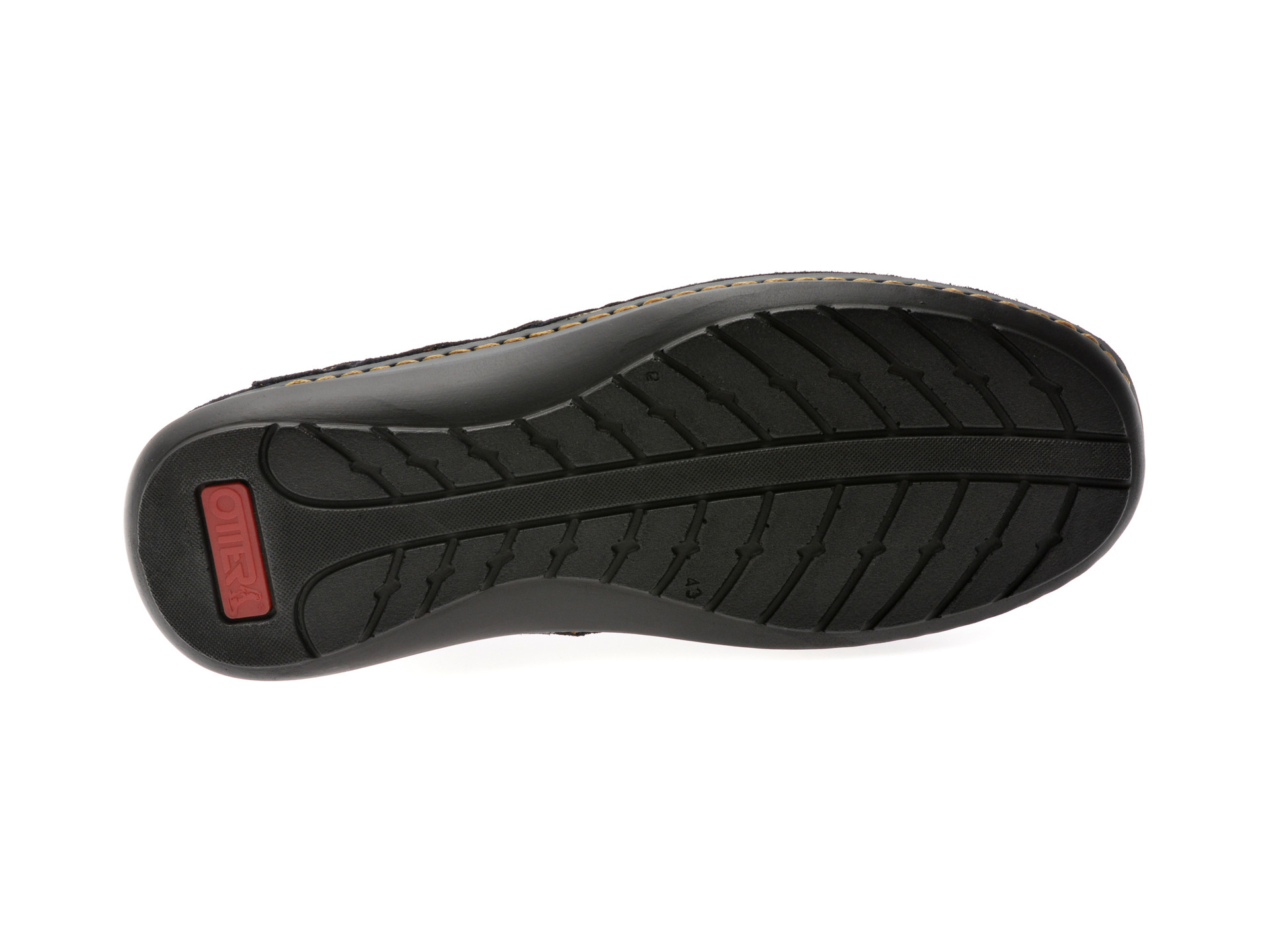 Pantofi OTTER bleumarin, 9560, din piele intoarsa