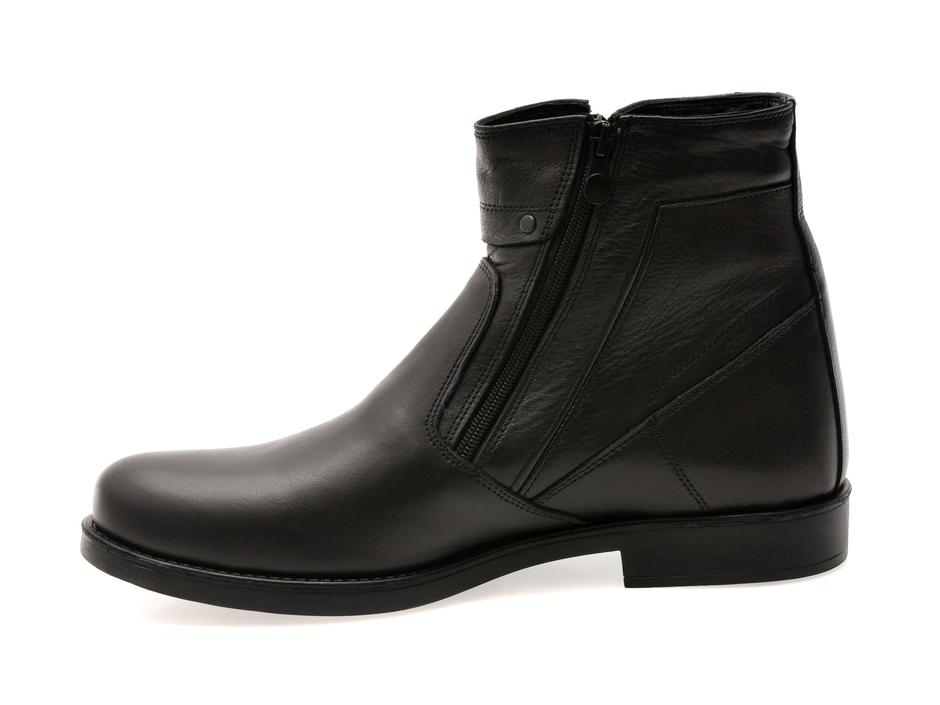 Ghete OTTER negre, 191679, din piele naturala