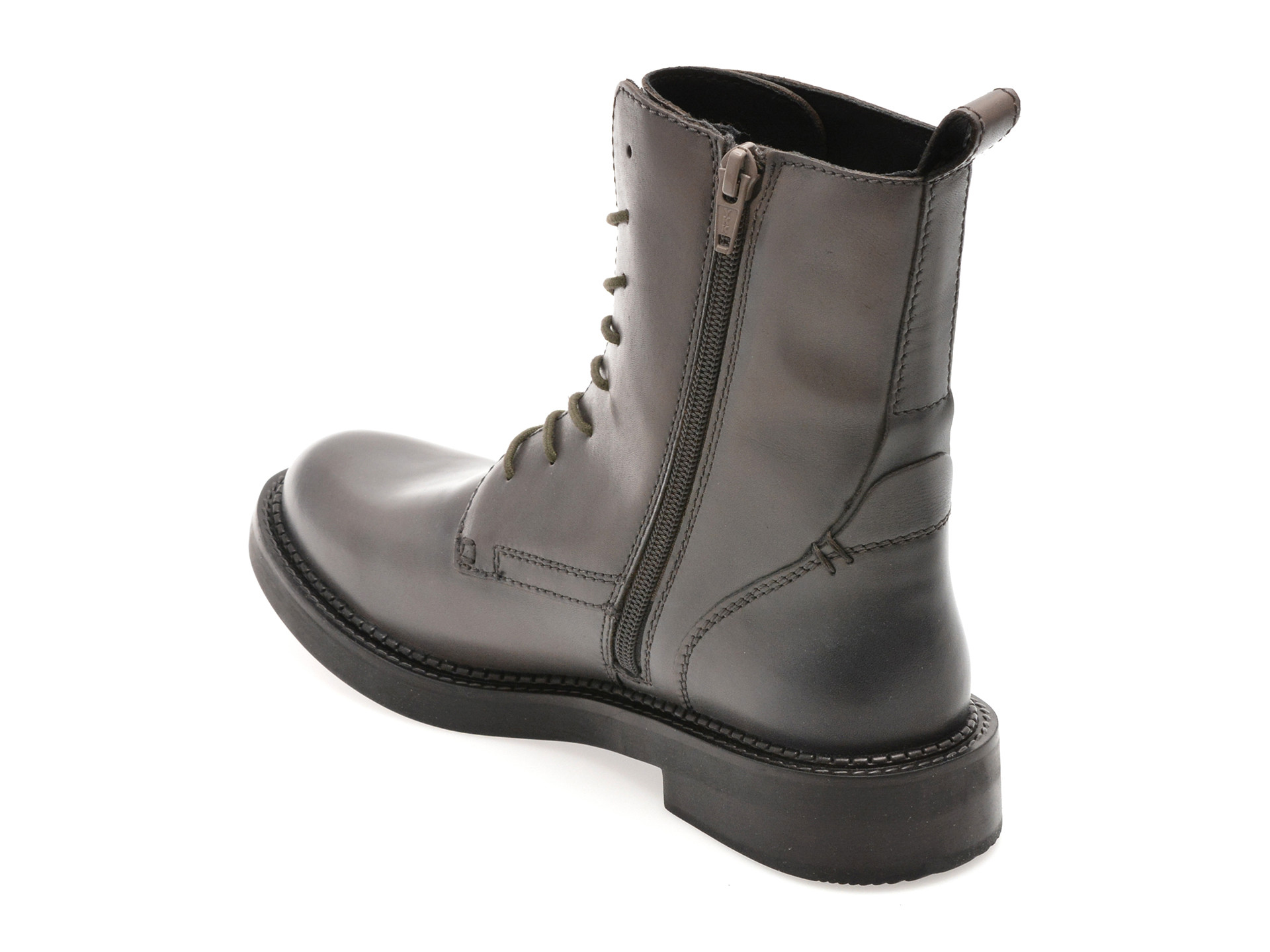 Ghete GEOX gri, D46WYG, din piele naturala