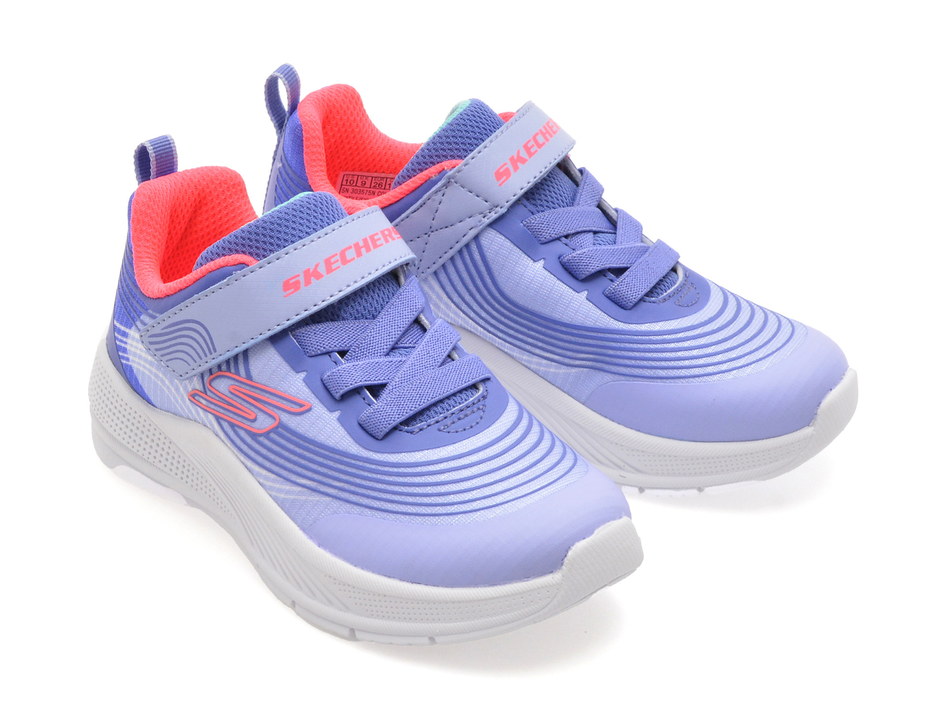 Pantofi sport SKECHERS mov, MICROSPEC ADVANCE, din material textil