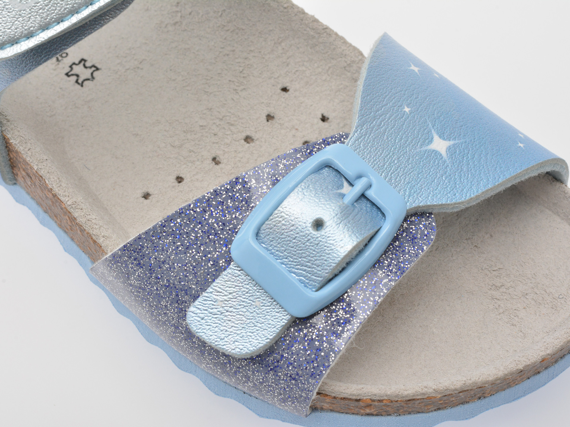 Sandale GEOX albastre, J558MG, din piele ecologica