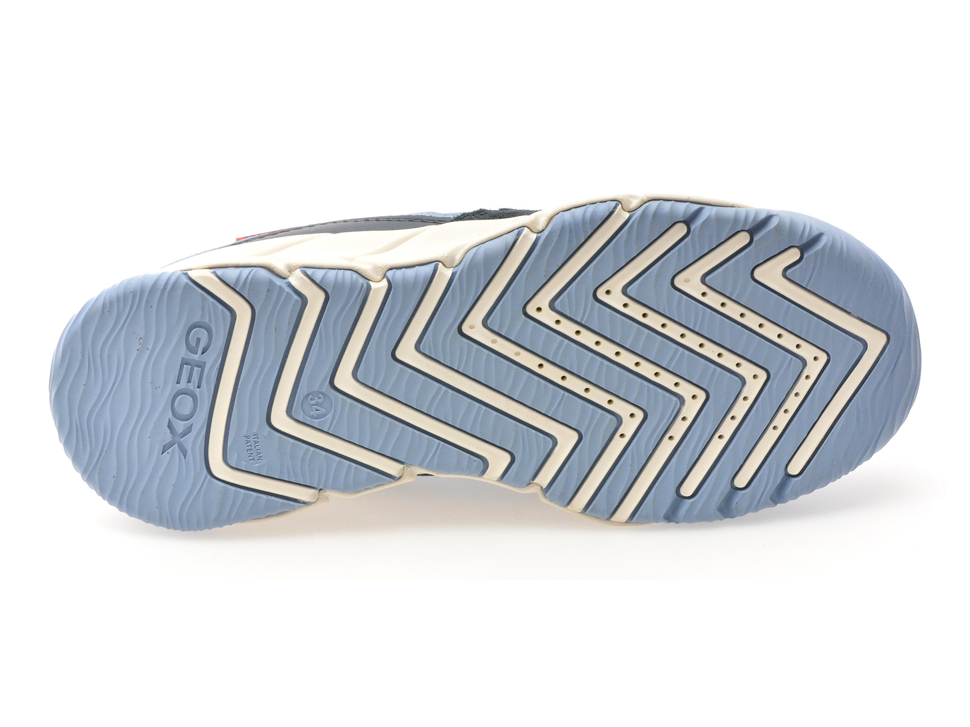 Pantofi sport GEOX albastri, J56NMA, din material textil