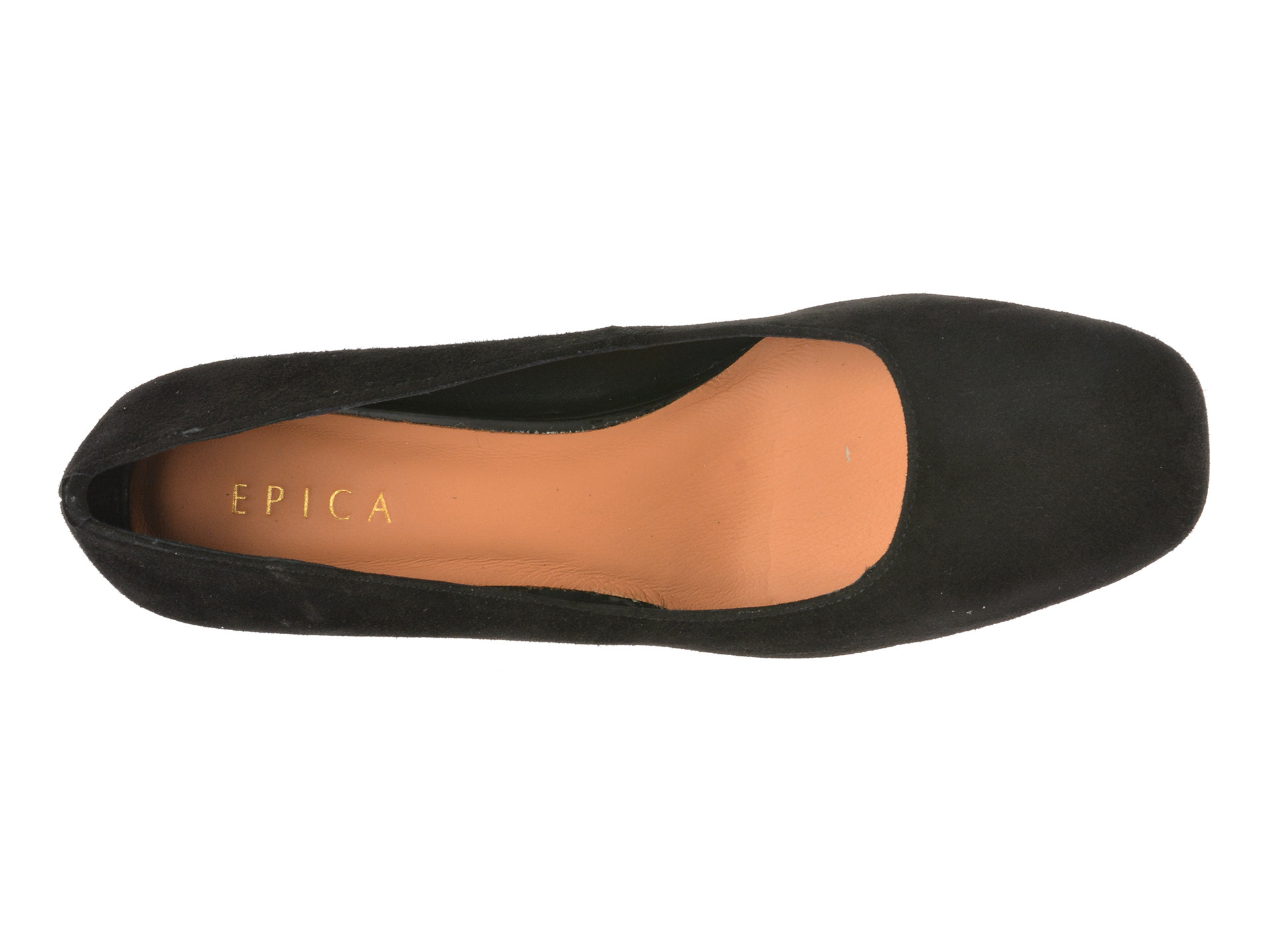 Pantofi EPICA negri, 2212, din piele intoarsa