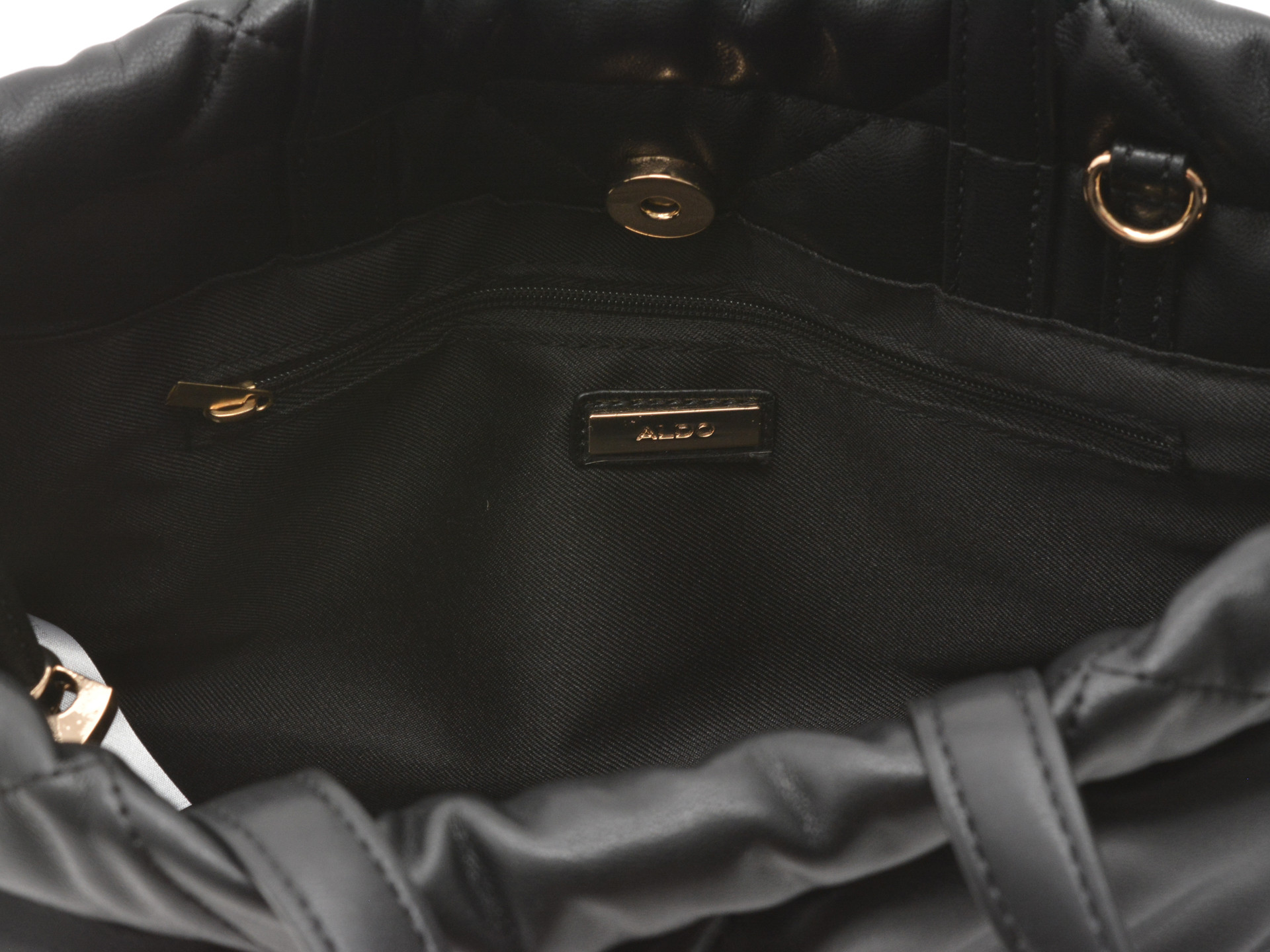 Geanta ALDO neagra, AVERIA 001, din piele ecologica