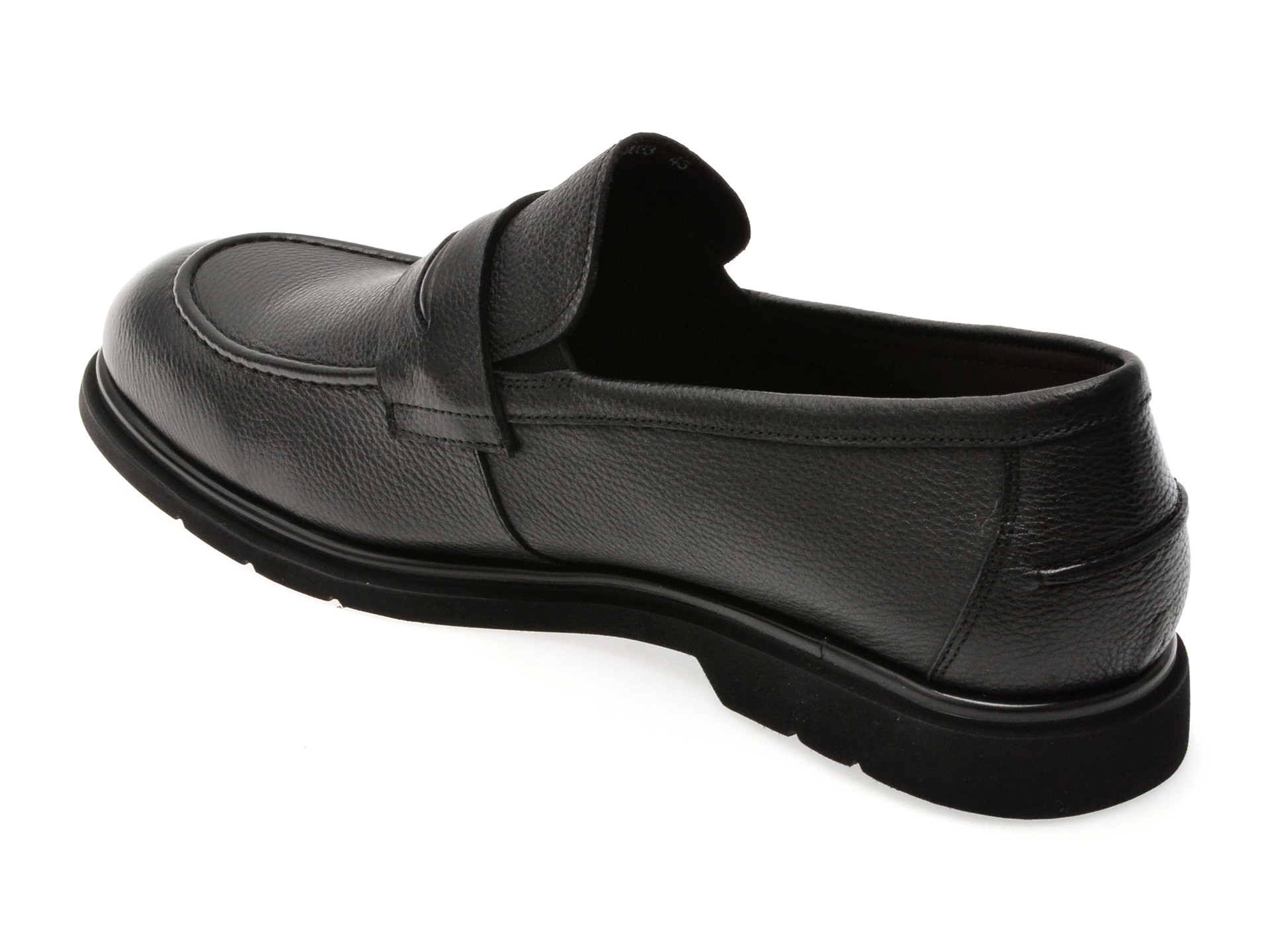 Mocasini eleganti EPICA negri, A320, din piele naturala